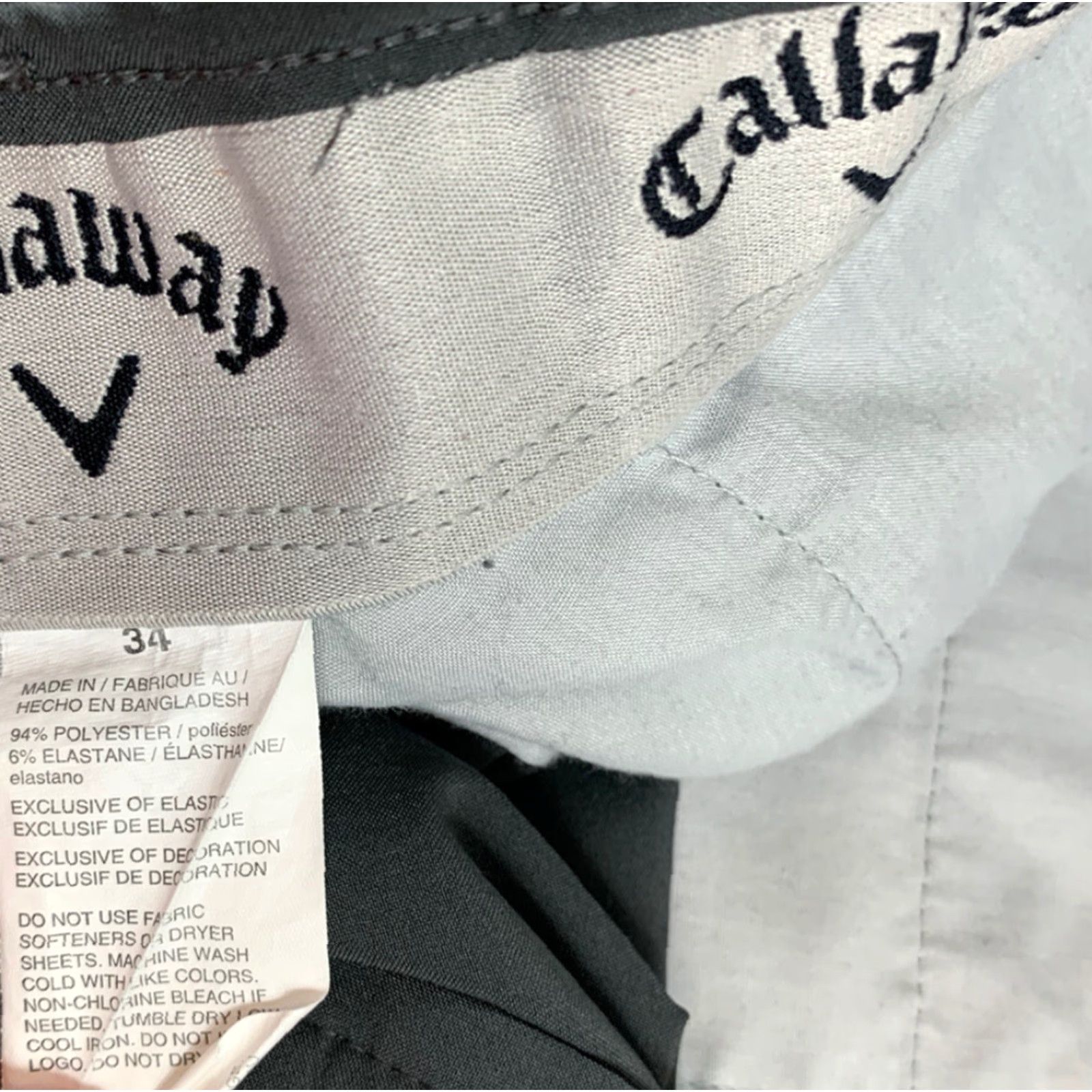 Callaway Callaway Golf Chino Shorts Gray Stretch Mens Size 34 Size US 34 / EU 50 - 5 Thumbnail