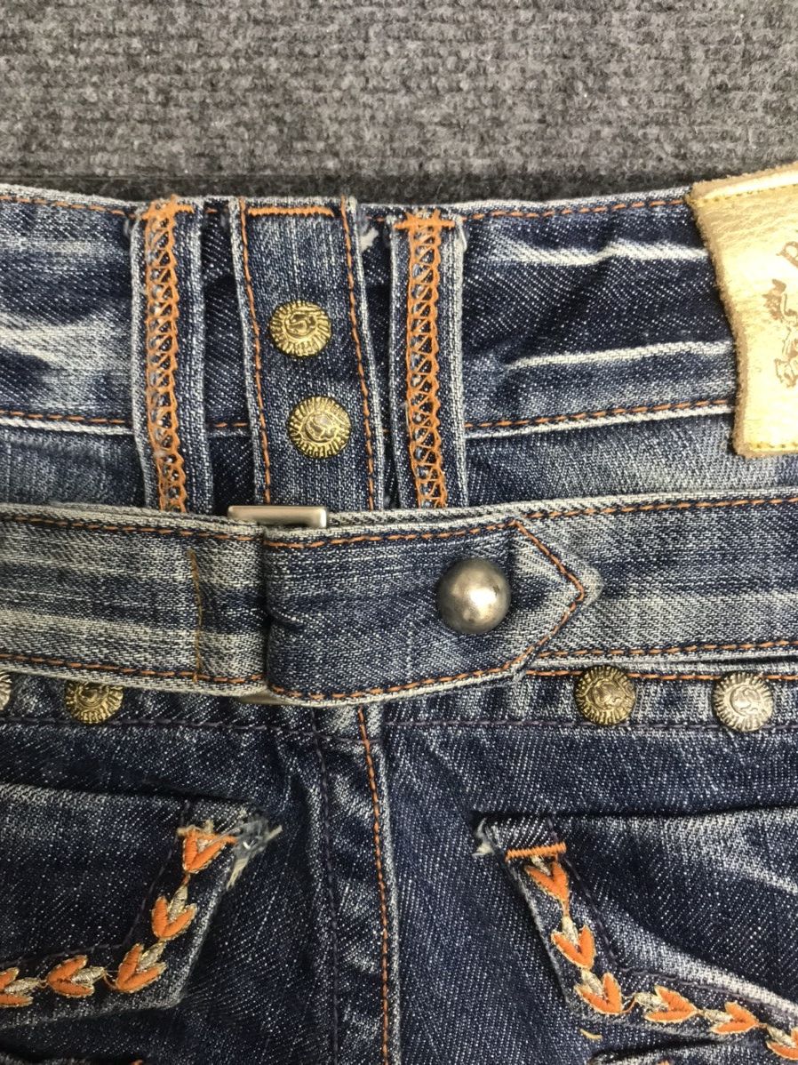 Japanese Brand The Red Pepper Flare Denim Size 27" / US 4 / IT 40 - 16 Thumbnail