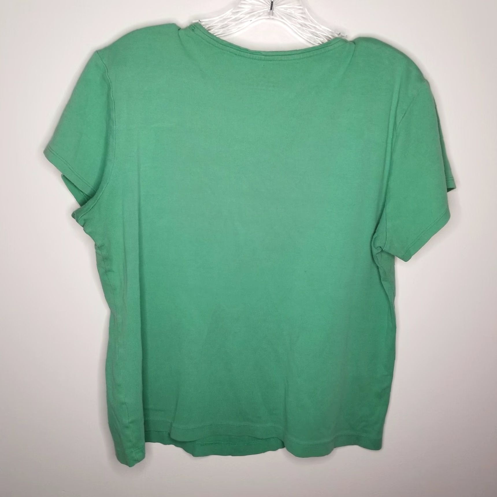 Vintage Northcrest Womens Green Short Sleeve T-Shirt Adult Large Size L / US 10 / IT 46 - 3 Thumbnail
