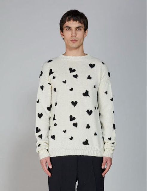 Marni o1w1db11024 Wool Alpaca Sweater in White Size US S / EU 44-46 / 1 - 1 Thumbnail