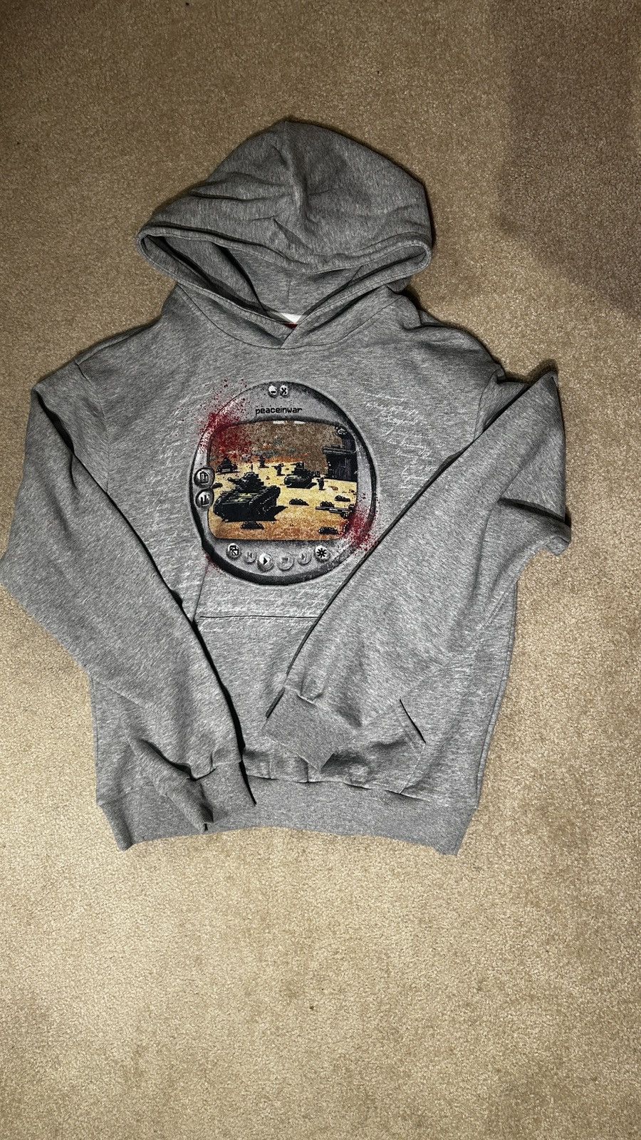 Other Peaceinwar Grey Digital Warfare Hoodie Size US M / EU 48-50 / 2 - 1 Thumbnail