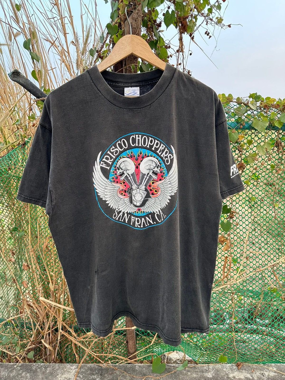 Harley Davidson Vintage Frisco choppers t-shirt Size US XL / EU 56 / 4 - 1 Thumbnail