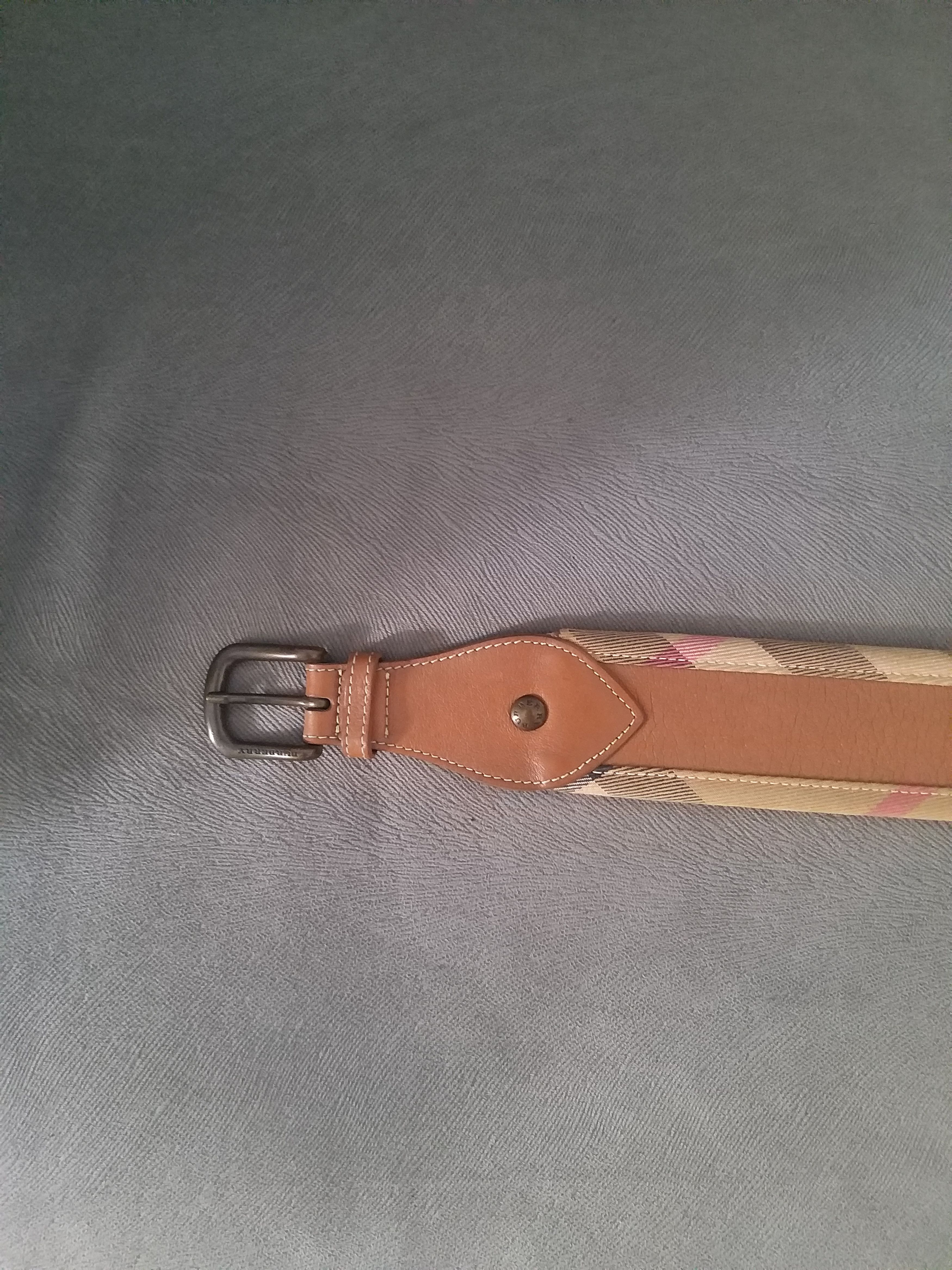 Burberry Rare Vtg 90s BURBERRY Belt Size ONE SIZE - 6 Thumbnail