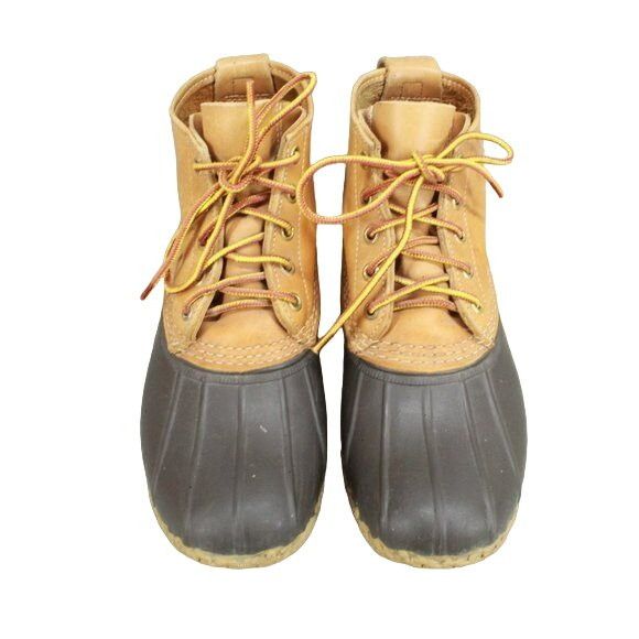 L.L. Bean LL Bean Brown Leather Unlined Ankle Duck Boots Grailed