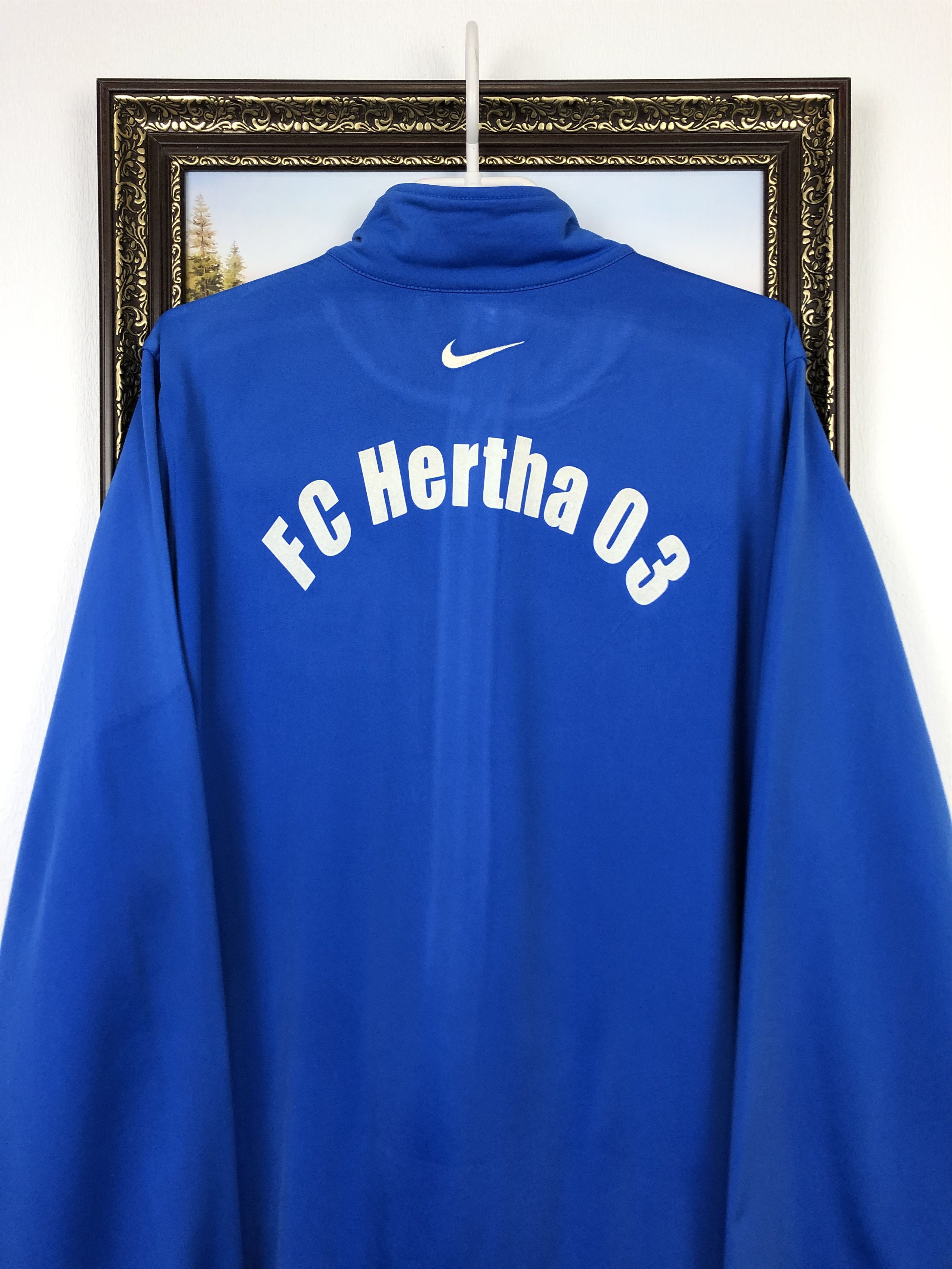 Nike Vintage Hertha 03 Berlin-Zehlendorf Jacket Soccer Track Size US XL / EU 56 / 4 - 9 Thumbnail