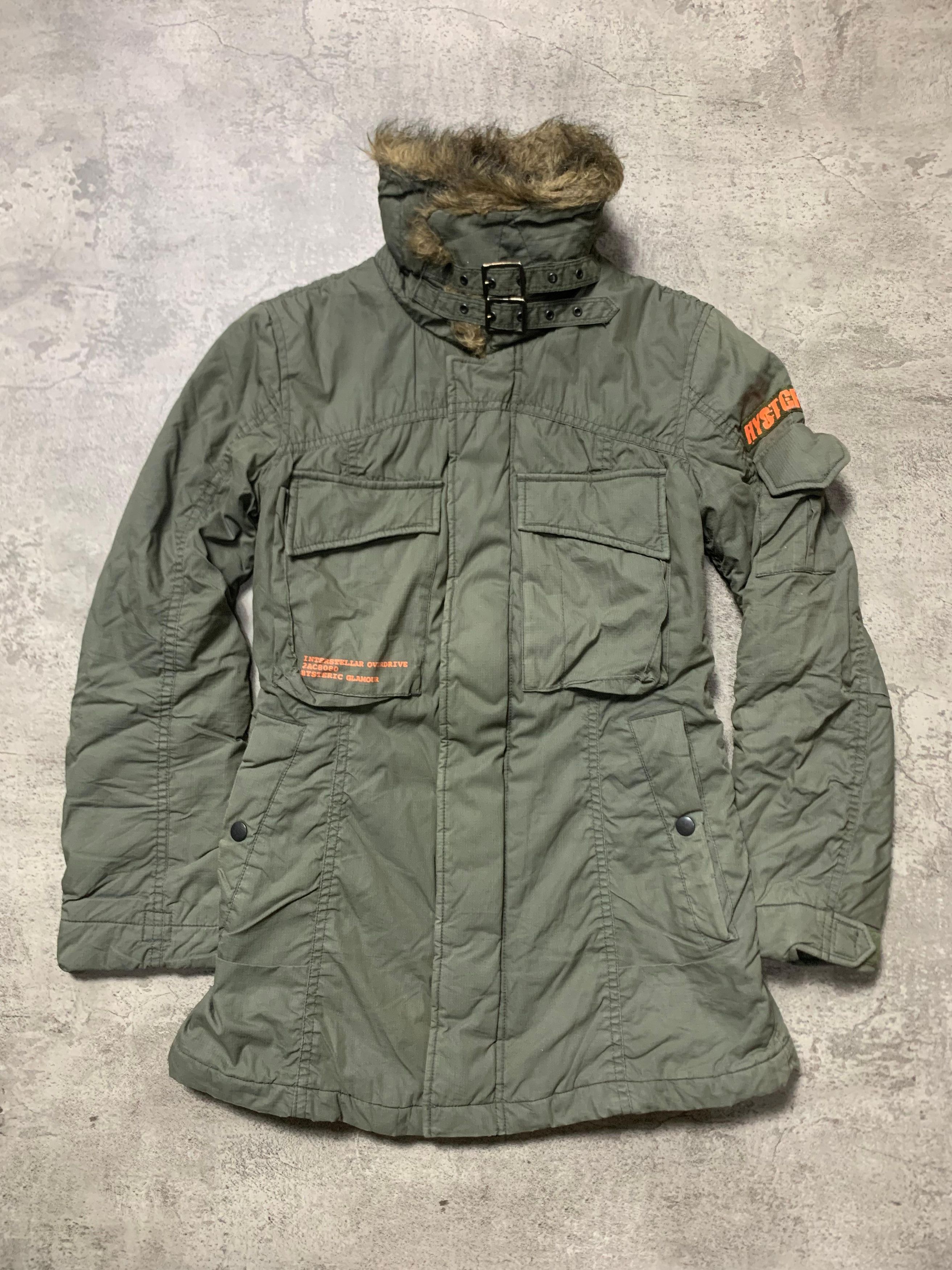 Hysteric Glamour Hysteric Glamour Vintage Military Fur Jacket Size US S / EU 44-46 / 1 - 2 Thumbnail