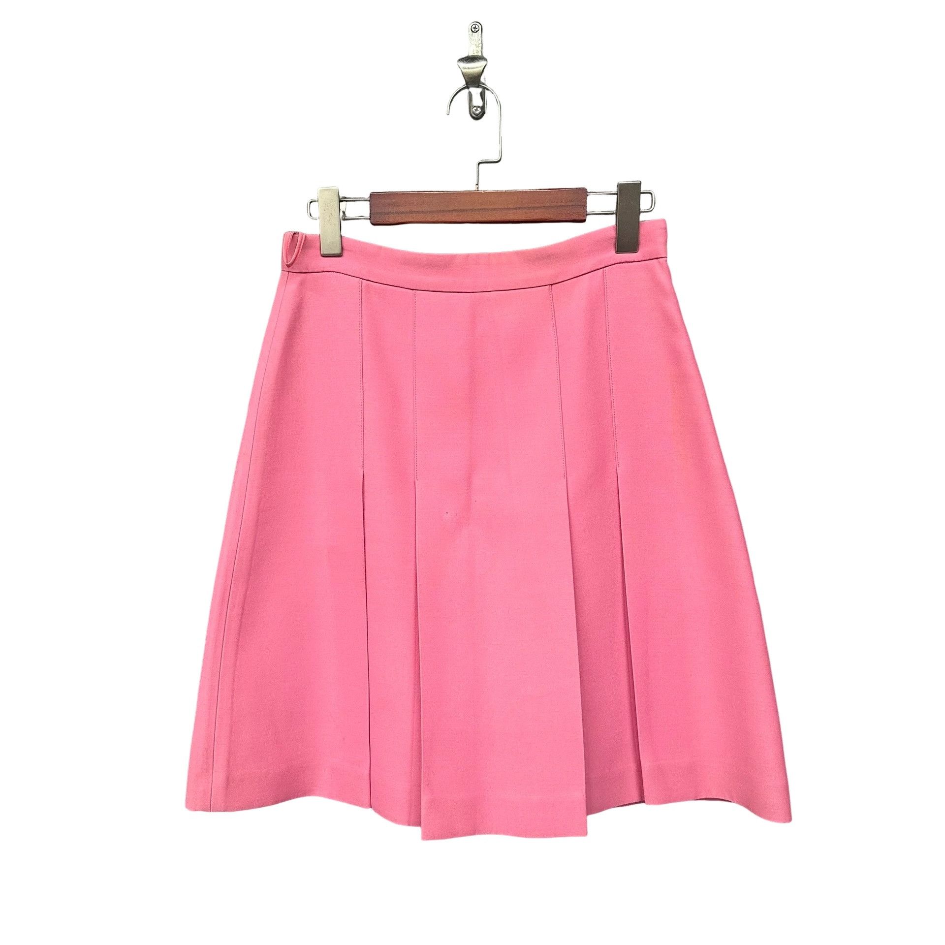Gucci Gucci Pink Wool Silk Midi Skirt Size 42 Size 28" / US 6 / IT 42 - 1 Thumbnail