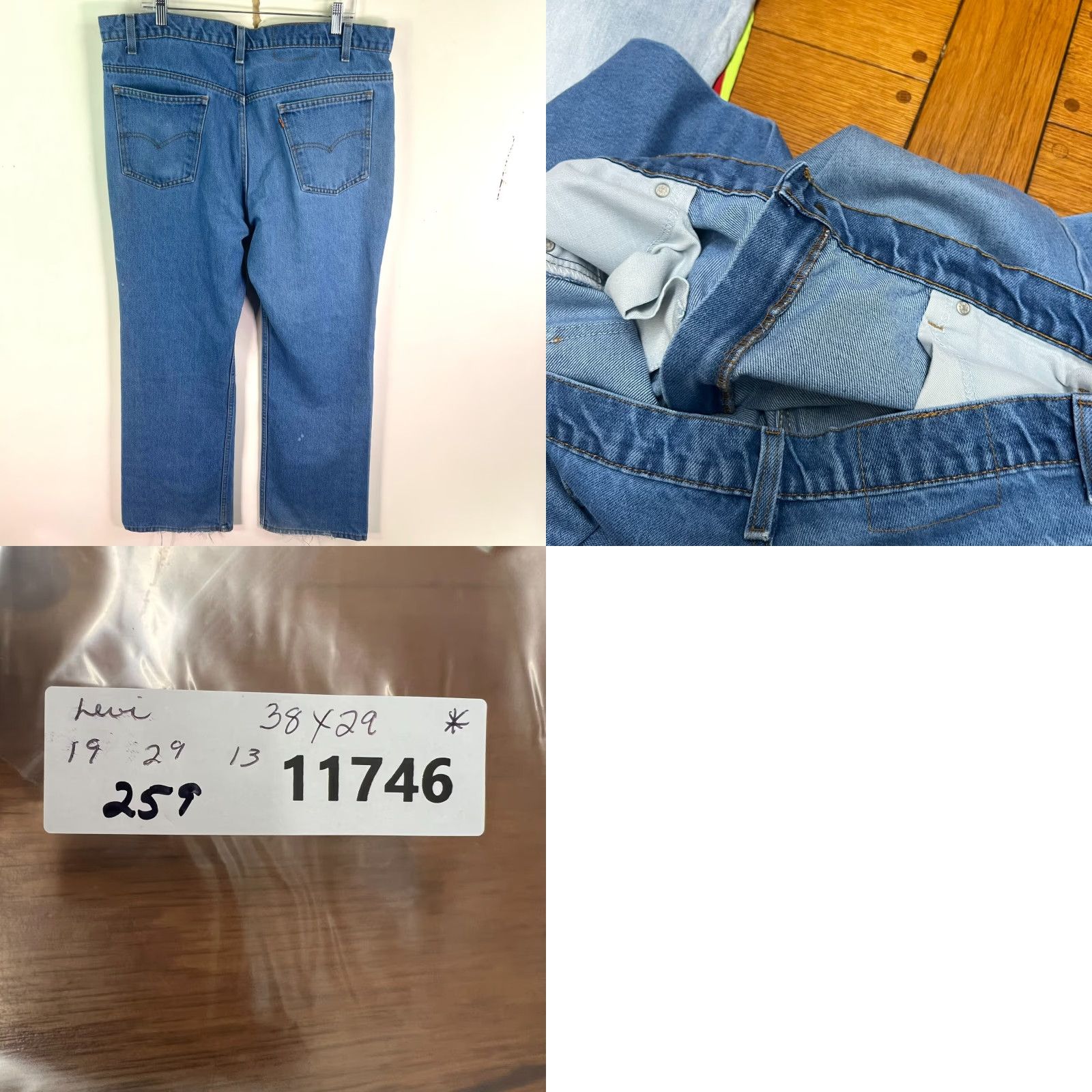 Levi's VINTAGE Levi's 80s Straight Leg Denim Jeans Size 38x29 Blue Mens Size US 38 / EU 54 - 8 Thumbnail