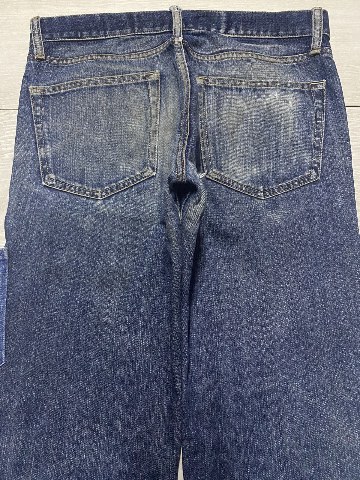 Uniqlo Vintage Uniqlo Mud Wash Distressed Loose Jeans Size US 31 - 4 Thumbnail