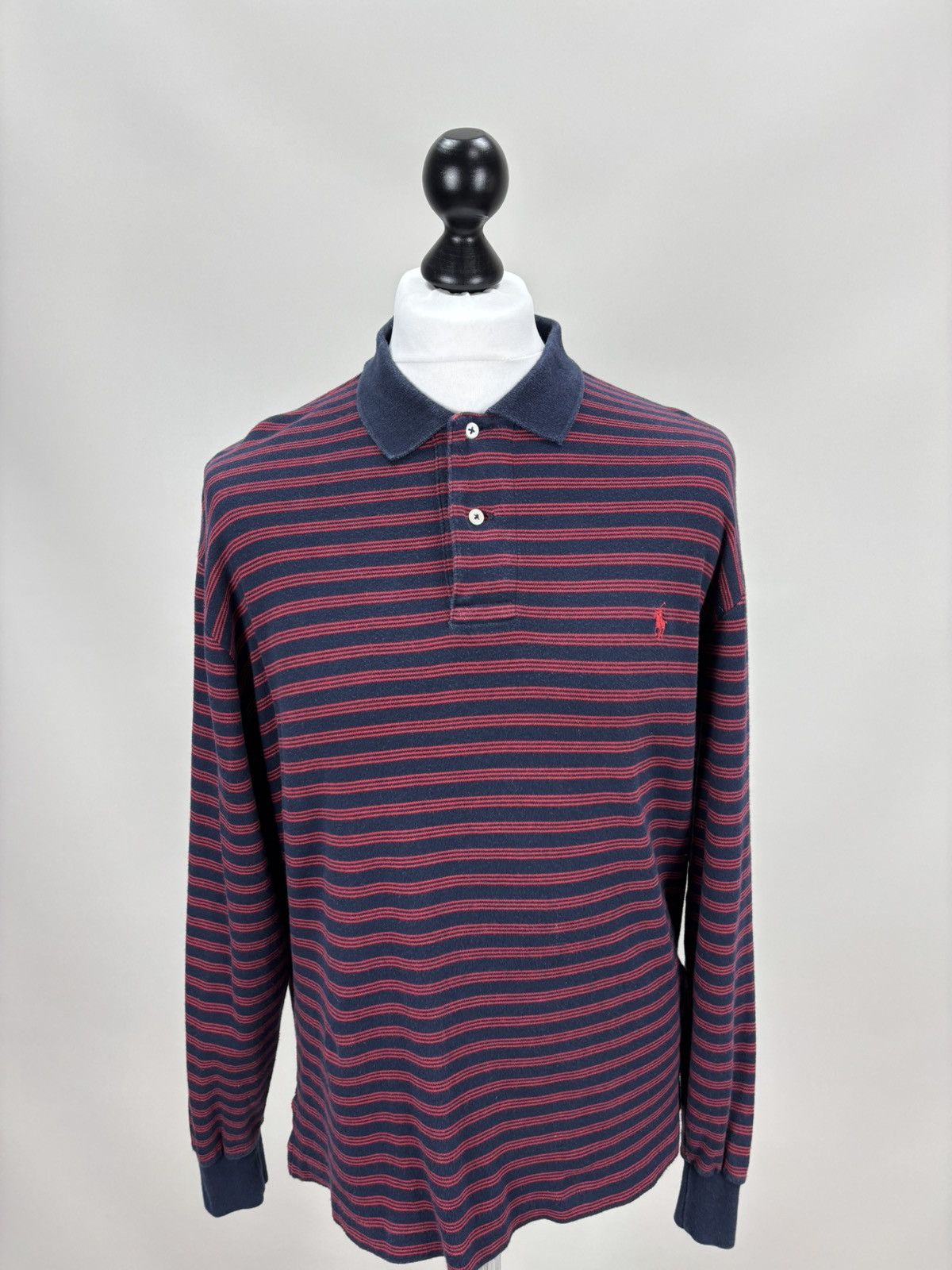 Polo Ralph Lauren Mens vintage long sleeve rugby Polo Ralph Lauren Size L Size US L / EU 52-54 / 3 - 2 Thumbnail