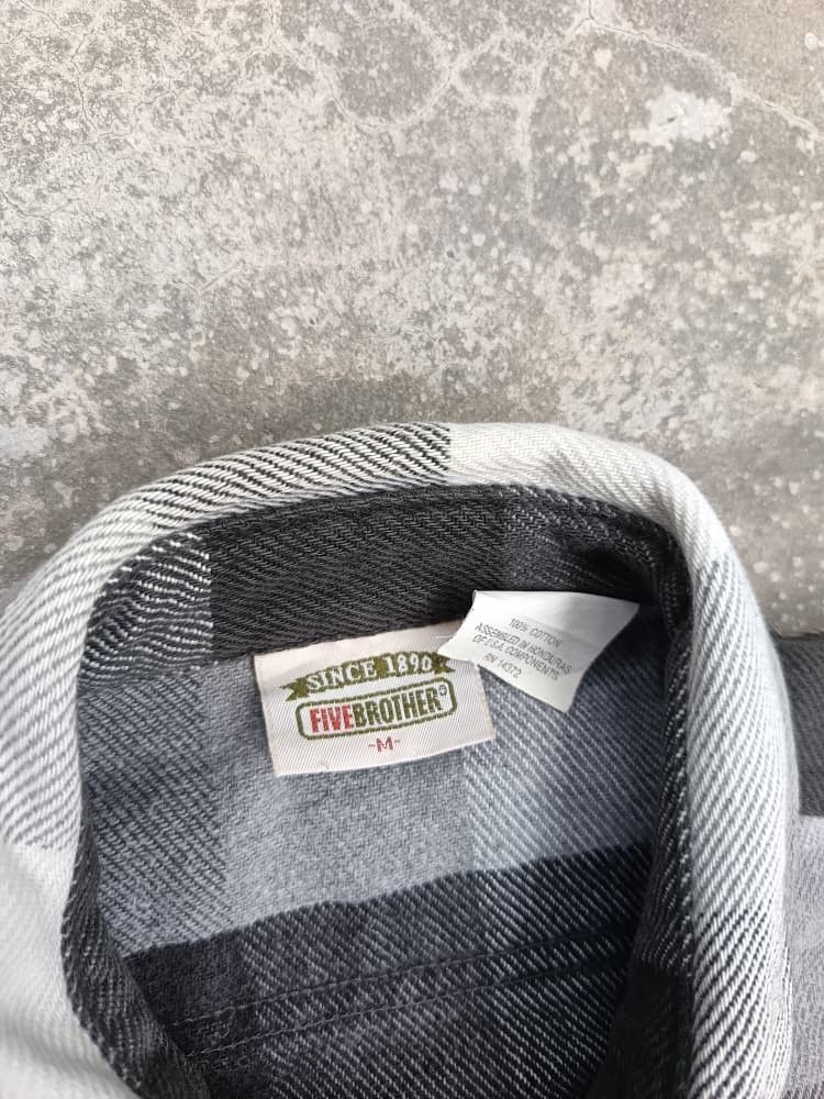 FiveBrother Vtg 90s five brothers flannel size m Size US M / EU 48-50 / 2 - 2 Thumbnail