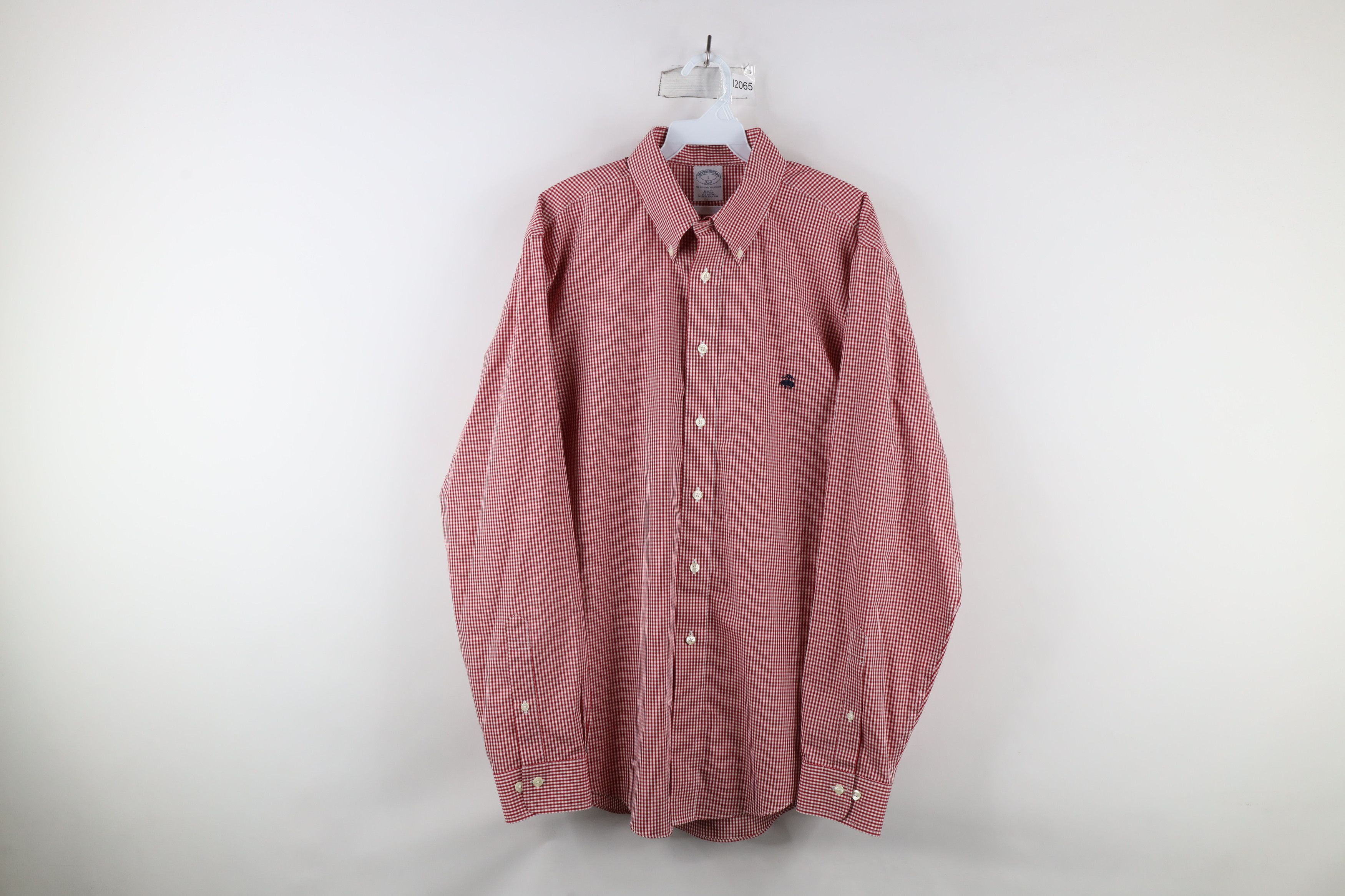 Brooks Brothers × Vintage Brooks Brothers Non Iron Collared Cotton Button Down Shirt Size US L / EU 52-54 / 3 - 1 Thumbnail