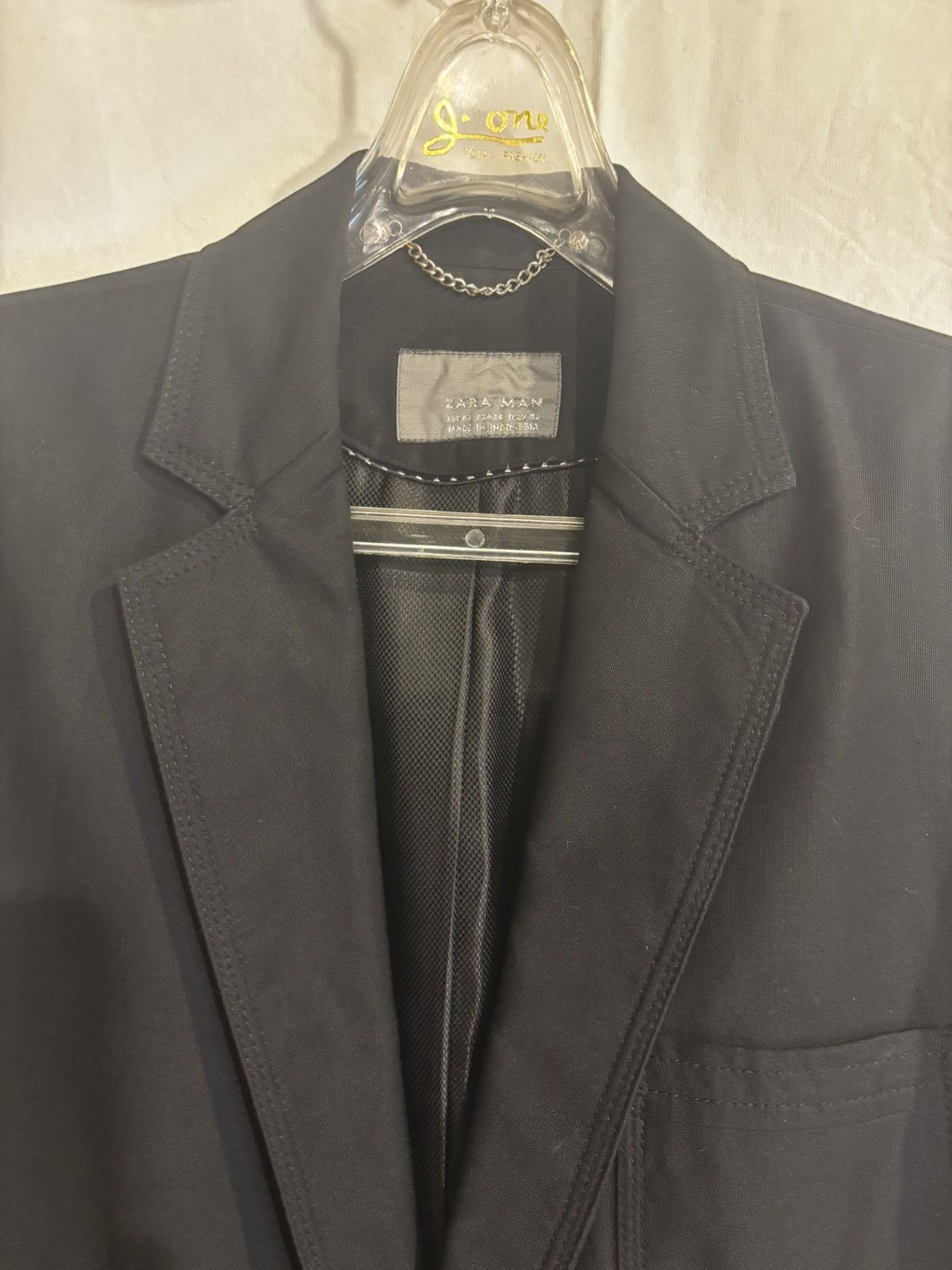 Zara Men’s Zara black Blazer.mb3970 Size 36R - 3 Thumbnail