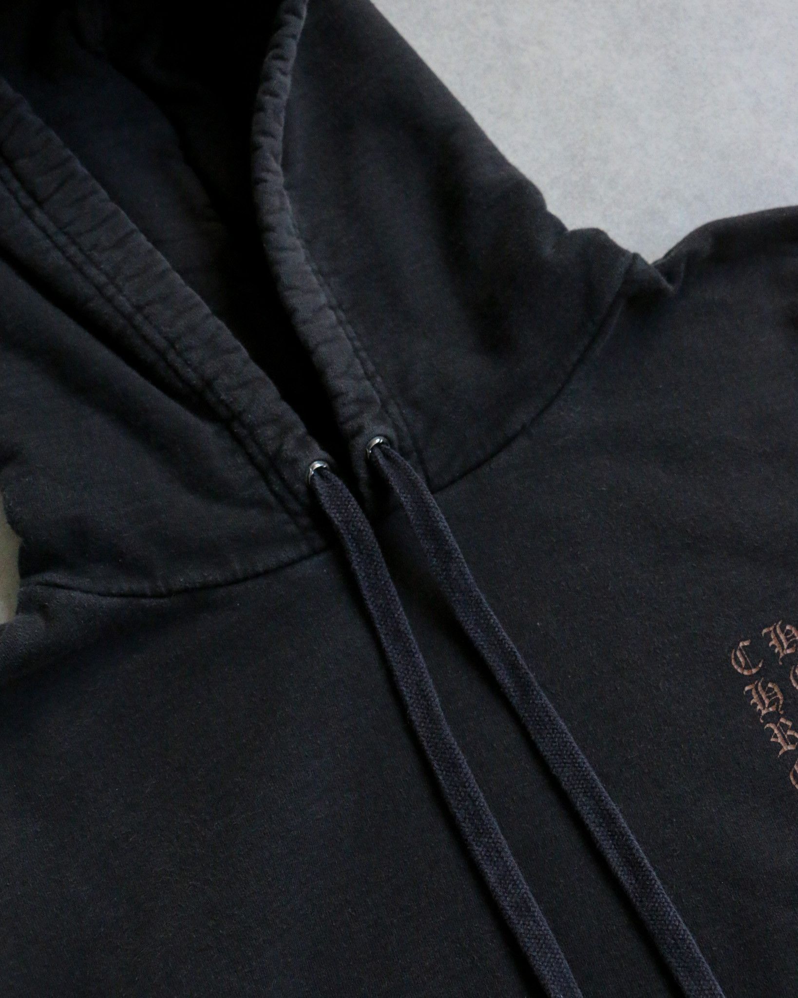Chrome Hearts Chrome Hearts Brown Script Logo Hoodie Black Size US L / EU 52-54 / 3 - 3 Thumbnail