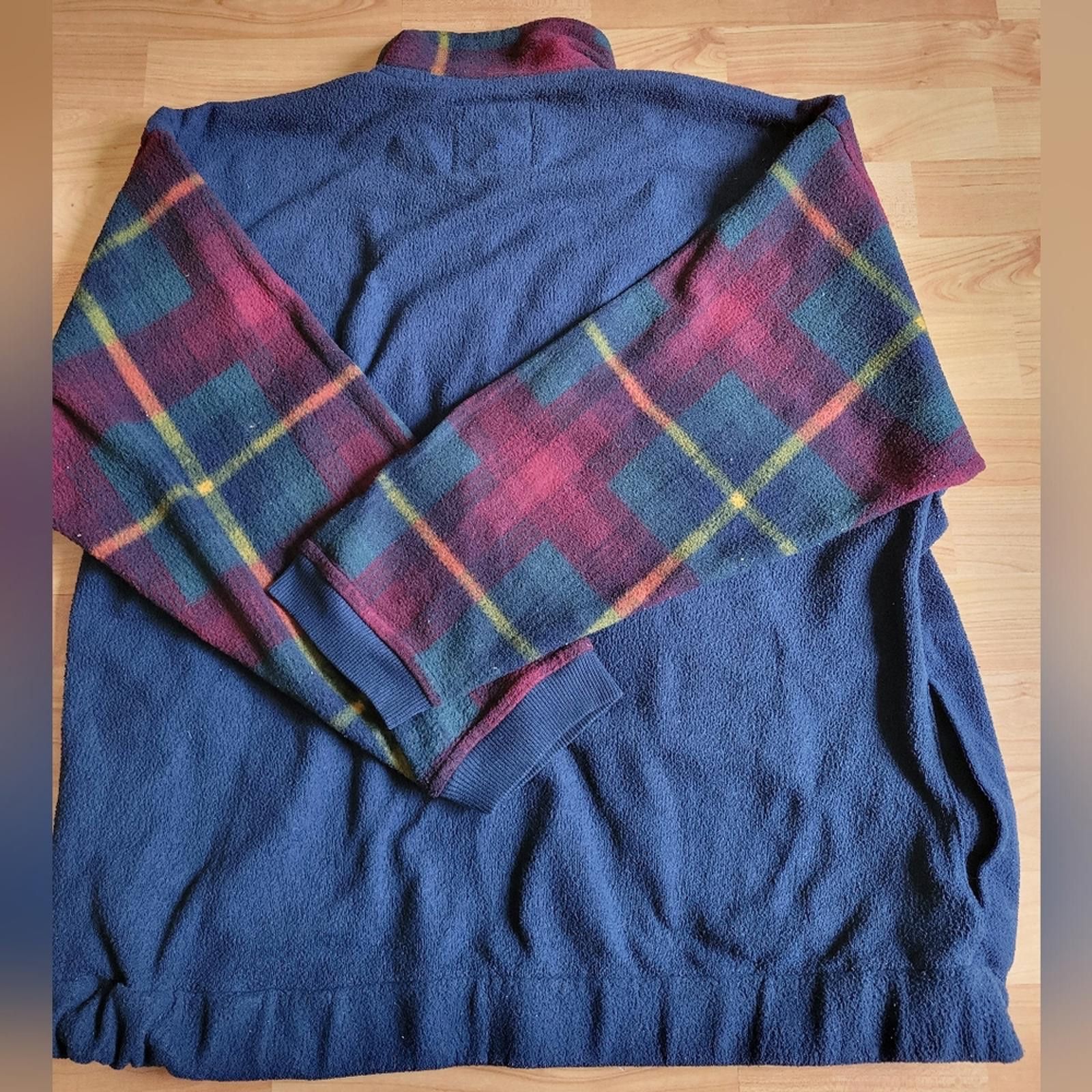 Bugle Boy Vintage Bugle Boy Plaid Fleece XL Lumberjack Grandpacore Size US XL / EU 56 / 4 - 5 Thumbnail