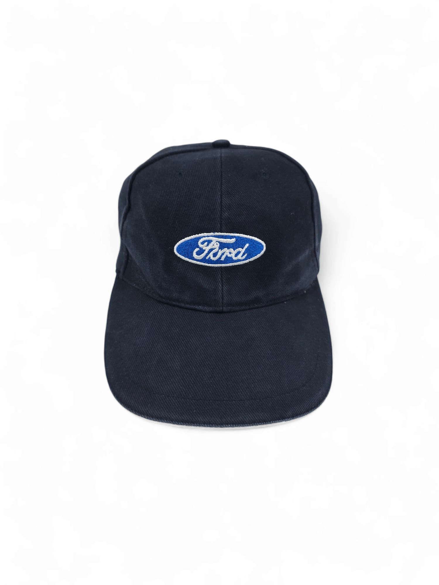 Ford 💎 Vintage Y2K Ford Black Navy Strapback Hat Cap Logo 90's Size ONE SIZE - 3 Thumbnail