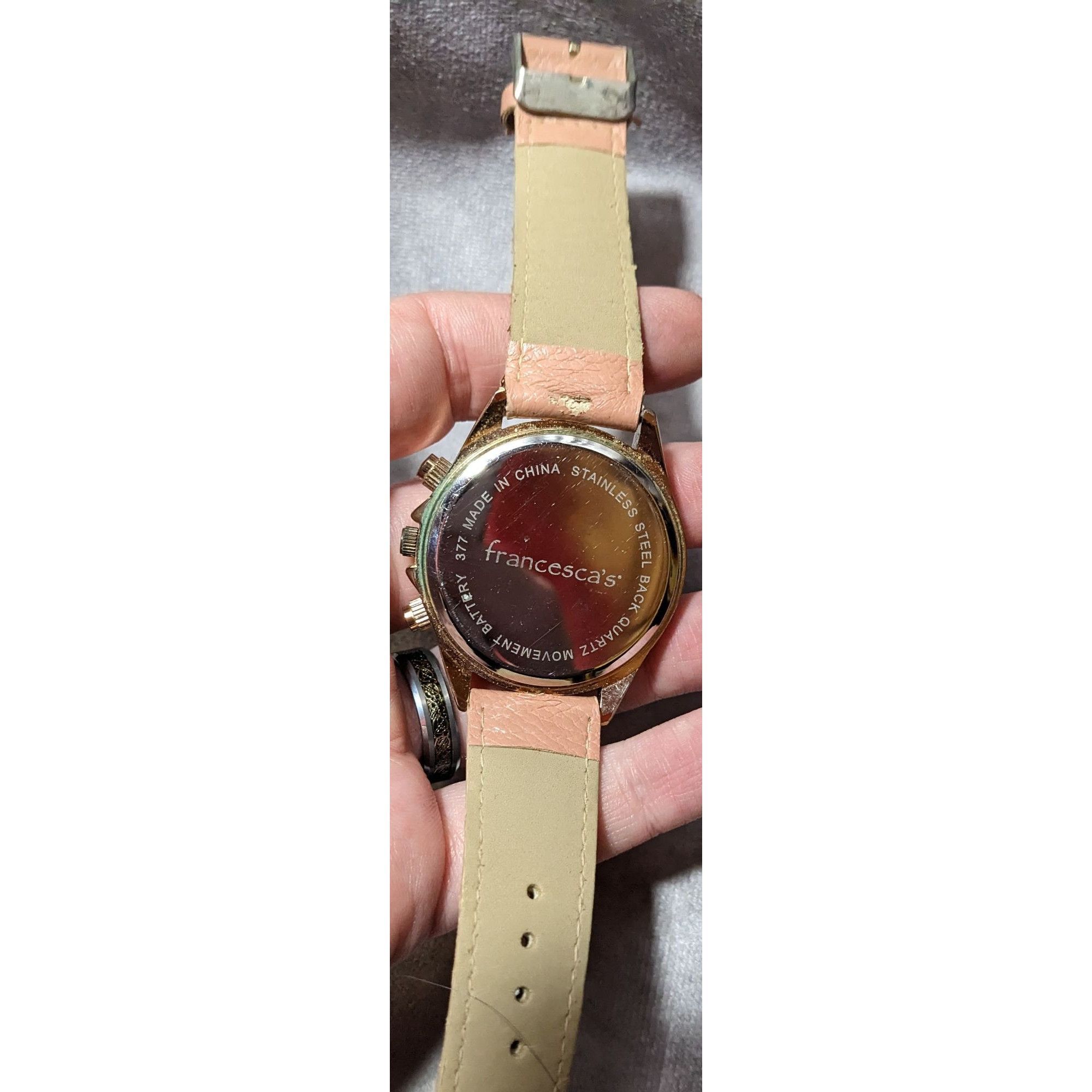 Other Francesca's Rewound Pink And Rose Gold Tone Watch Size ONE SIZE - 6 Thumbnail