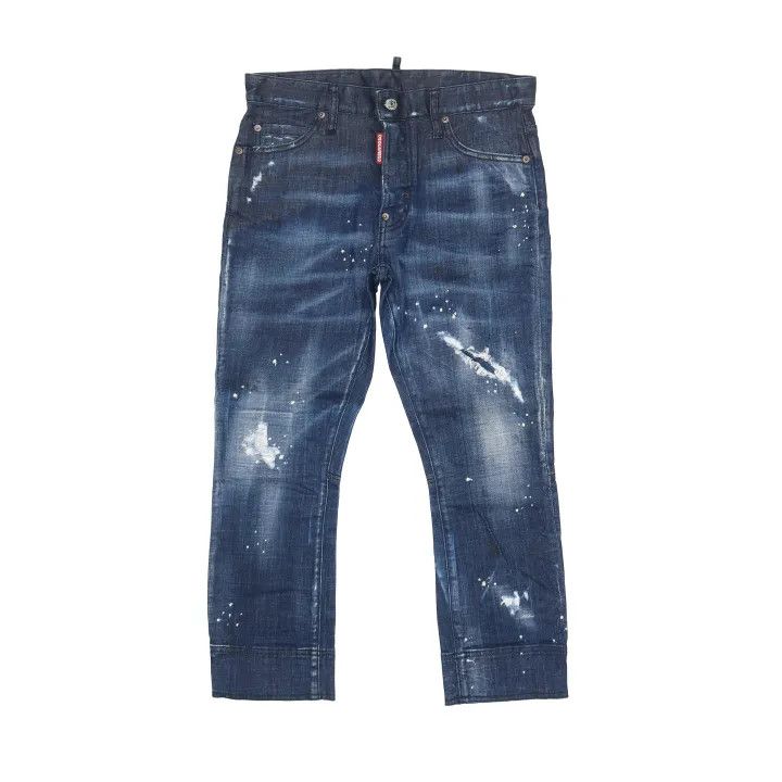 Dsquared2 DSQUARED2 Slim Fit Distressed Denim Pants 0079 Size US 40 / EU 56 - 1 Thumbnail