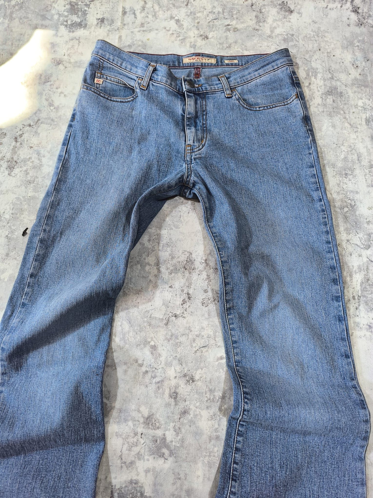 Miss Sixty VINTAGE MISS SIXTY FLARE JEANS BOOTCUT GRUNGE Size 30" / US 8 / IT 44 - 9 Thumbnail