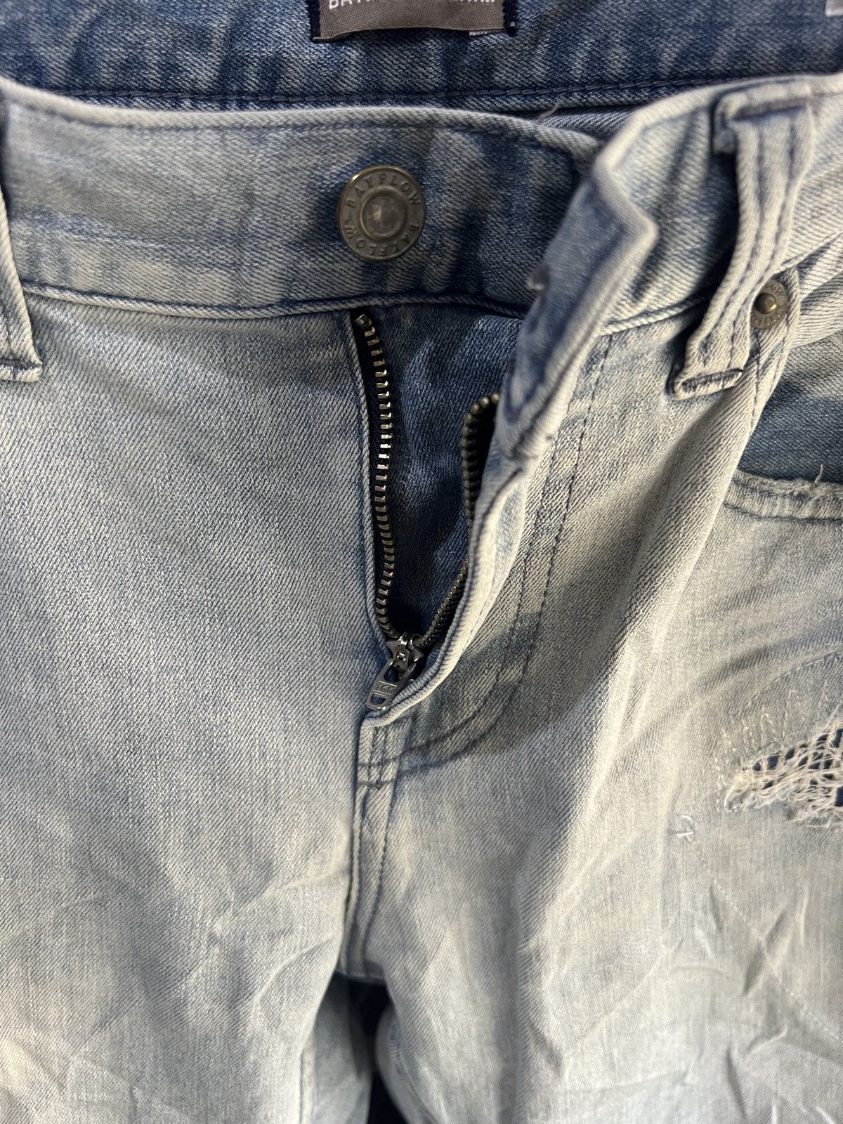 Japanese Brand 🔥Bayflow Denim Slim Skinny Distressed Denim Size US 33 - 11 Thumbnail