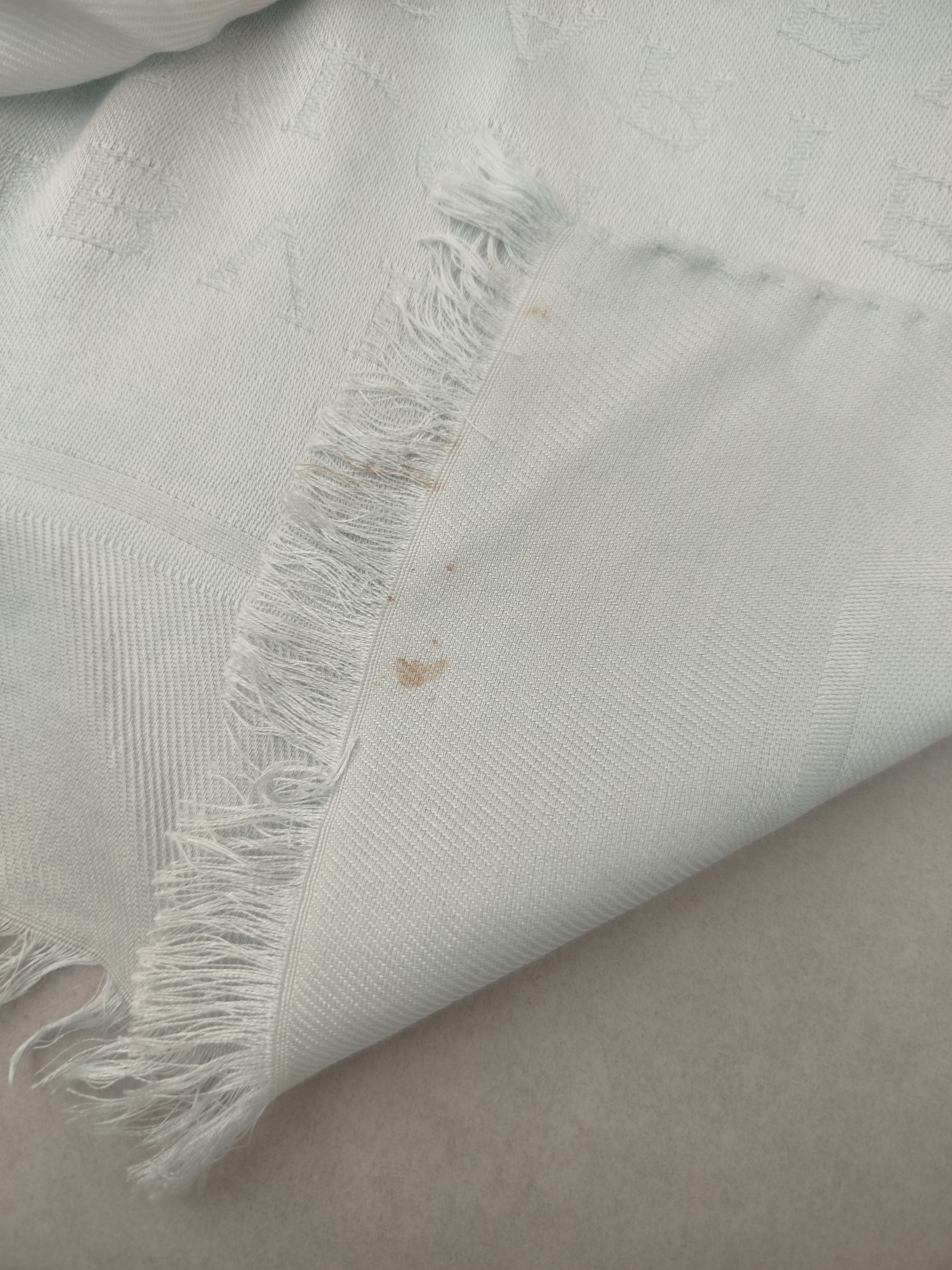 Bvlgari Bvlgari Light Blue Stole Wool Size ONE SIZE - 5 Thumbnail