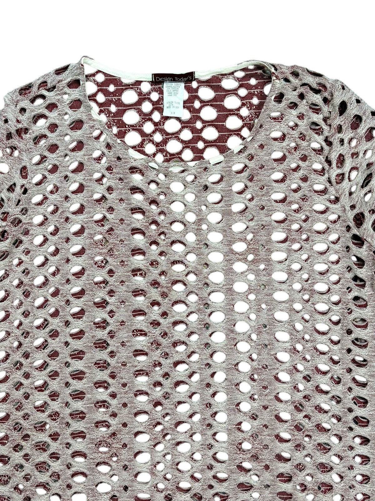 Hysteric Glamour 2000s Design's Today - Apocalypse Style Open Knitted Top Size US M / EU 48-50 / 2 - 6 Thumbnail
