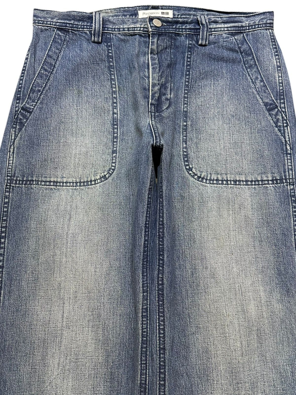JW Anderson × Uniqlo Vintage Uniqlo X JWanderson Wide Leg Skate Denim Size US 33 - 2 Thumbnail