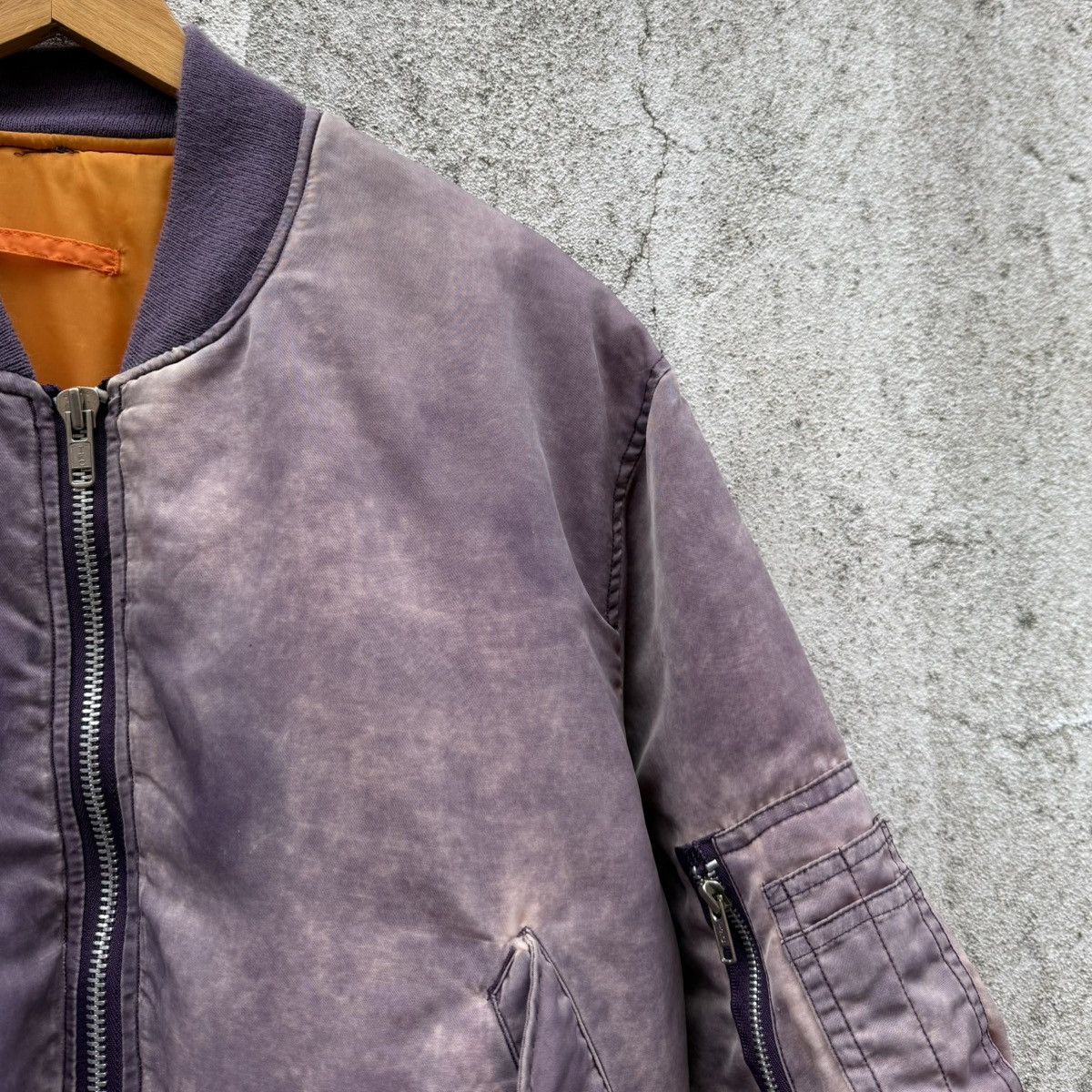 Vintage Vintage Sun Faded Ma-1 Bomber Jacket Size US M / EU 48-50 / 2 - 9 Thumbnail