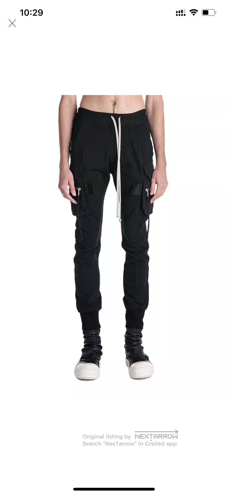 Rick Owens Rick Owens Slim Cargo Pants 46. Size US 30 / EU 46 - 1 Thumbnail