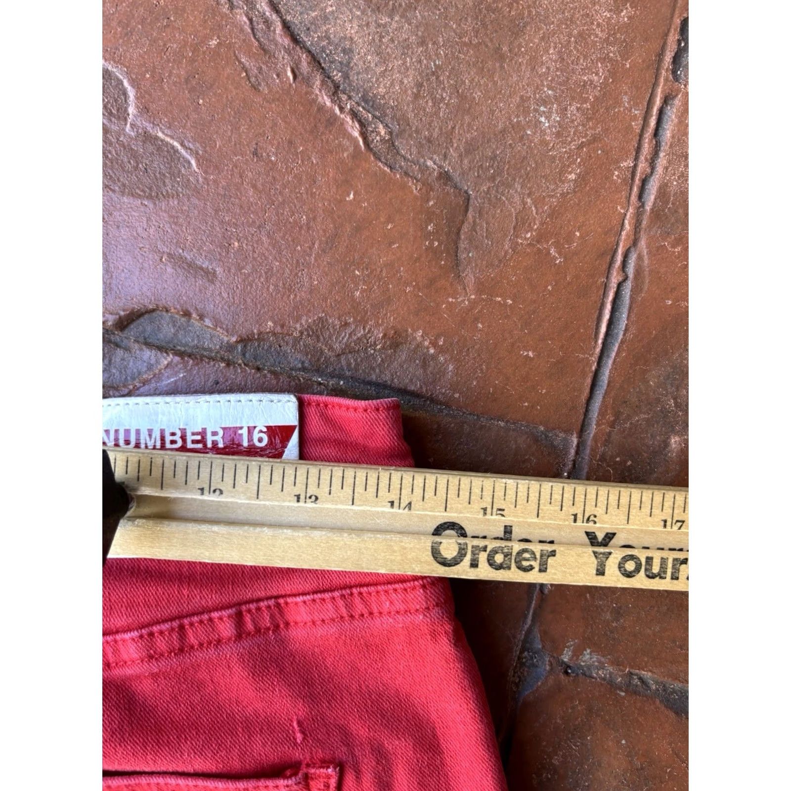 Scotch & Soda Scotch & Soda The Keeper Slim Jeans Women’s 28x32 Red Straight Leg Jeans Size 28" / US 6 / IT 42 - 6 Thumbnail