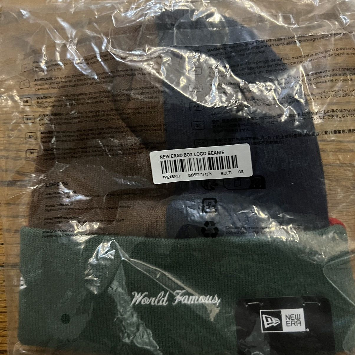 Supreme Supreme Box Logo Beanie Multicolor Size ONE SIZE - 4 Thumbnail