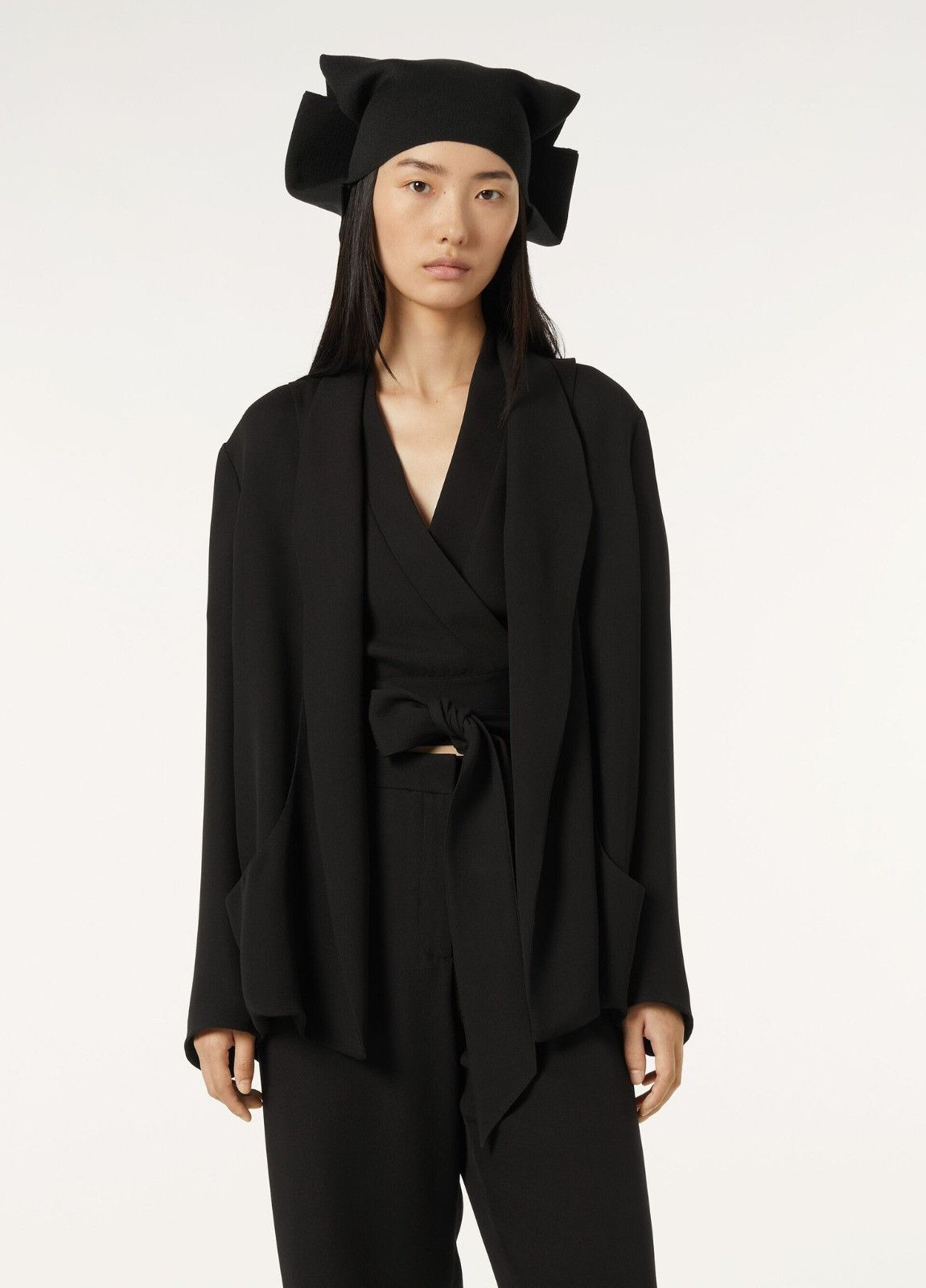 Loro Piana o1srvl11e0526 FAP0223 Annie Jacket in Black Size M / US 6-8 / IT 42-44 - 8 Thumbnail