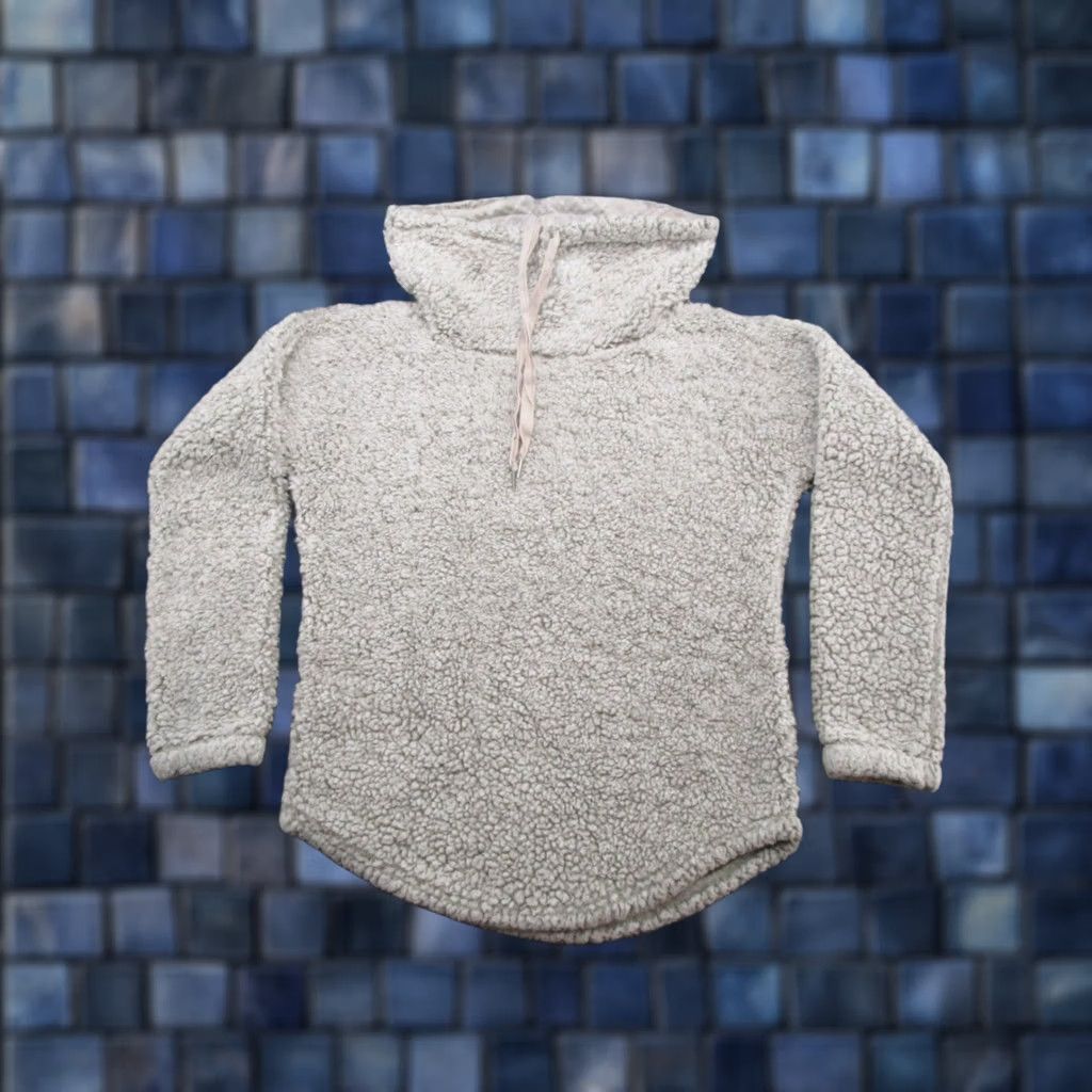 Vintage Maurices Sweatshirt Pullover Cowl Neck Fleece Gray Size S Outdoor Winter Fall Womens - 20? Size S / US 4 / IT 40 - 1 Thumbnail