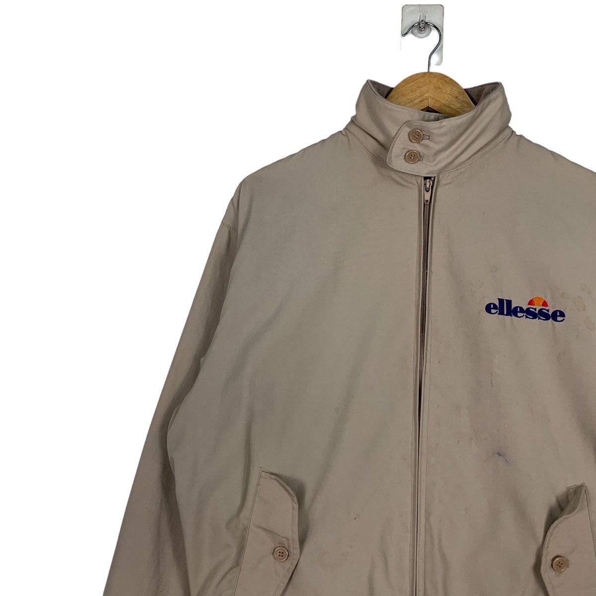 Ellesse ELLESSE Red Tartan Lined Turtleneck Jacket #1163-C53 Size US L / EU 52-54 / 3 - 6 Thumbnail