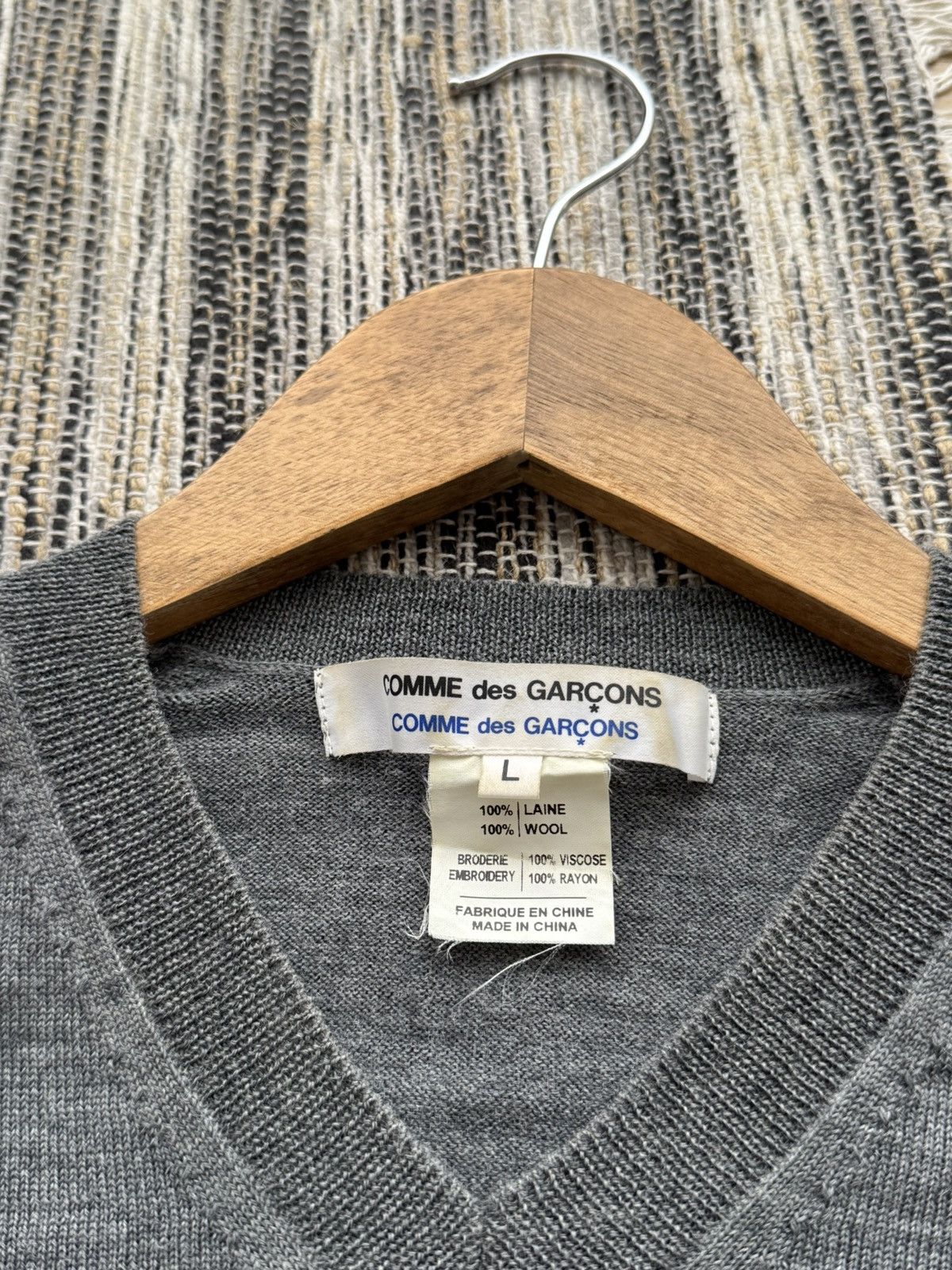 Comme des Garcons Vintage Comme Des Garcons Design Floral Sweater Women Size L / US 10 / IT 46 - 7 Thumbnail