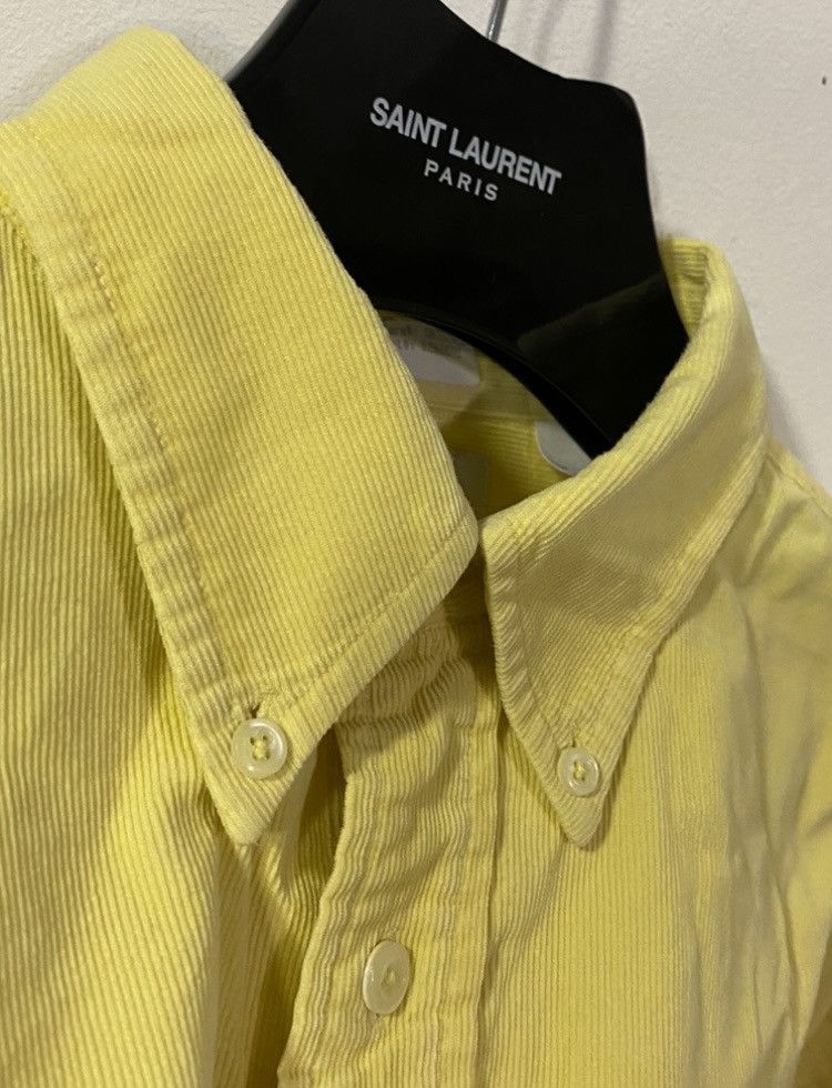 Yves Saint Laurent Corduroy YSL Shirt Velvet Yellow Size US L / EU 52-54 / 3 - 5 Thumbnail