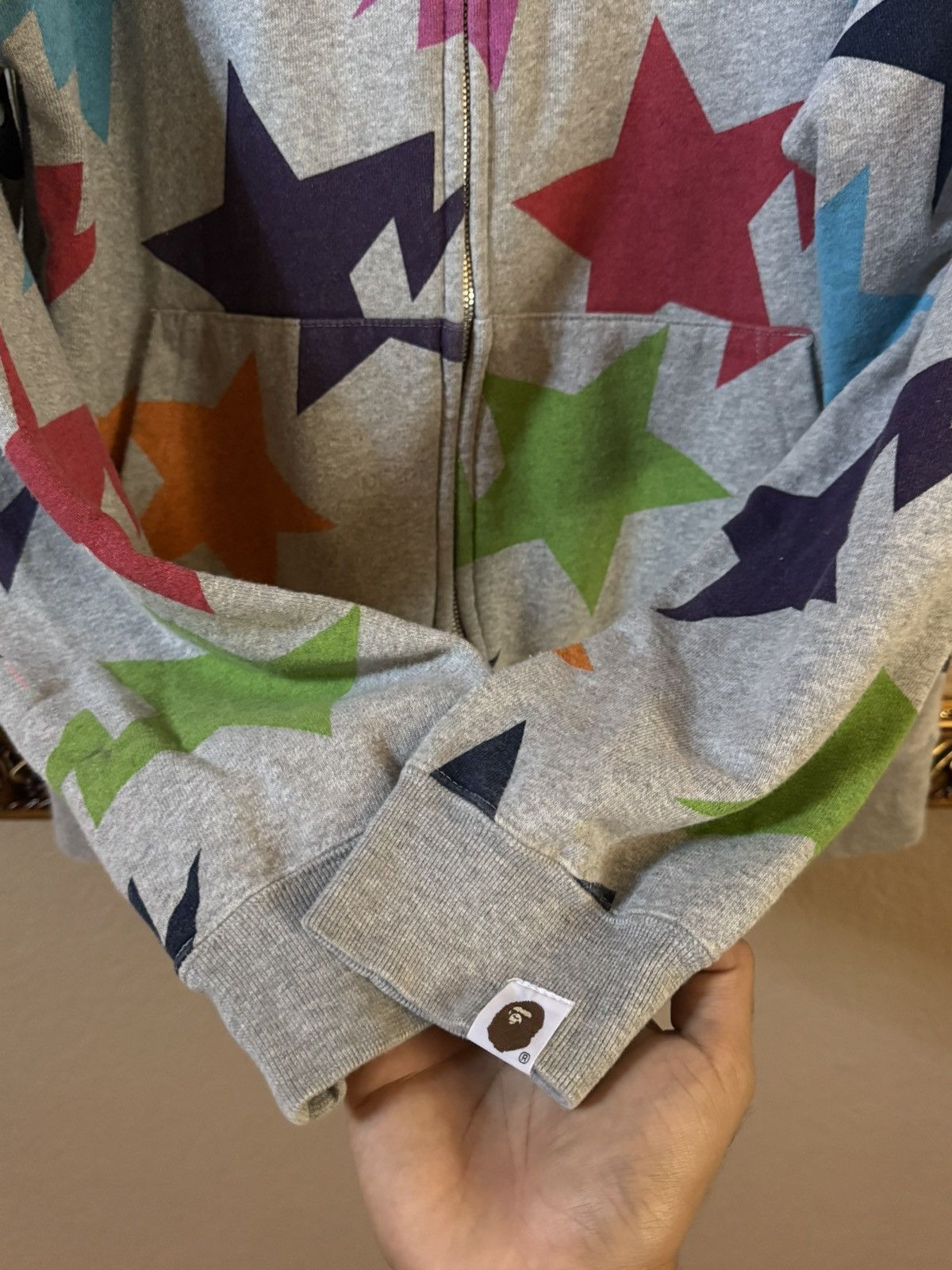 Bape Bape Multi Color Sta Zip Up Hoodie Size US S / EU 44-46 / 1 - 4 Thumbnail