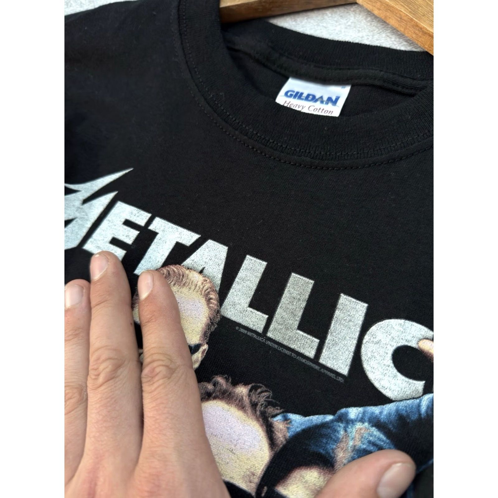 Vintage Metallica T-Shirt Band Graphic Print Black Shirt M Men Short Sleeve World Magnetic Tour Vintage Size US M / EU 48-50 / 2 - 5 Thumbnail