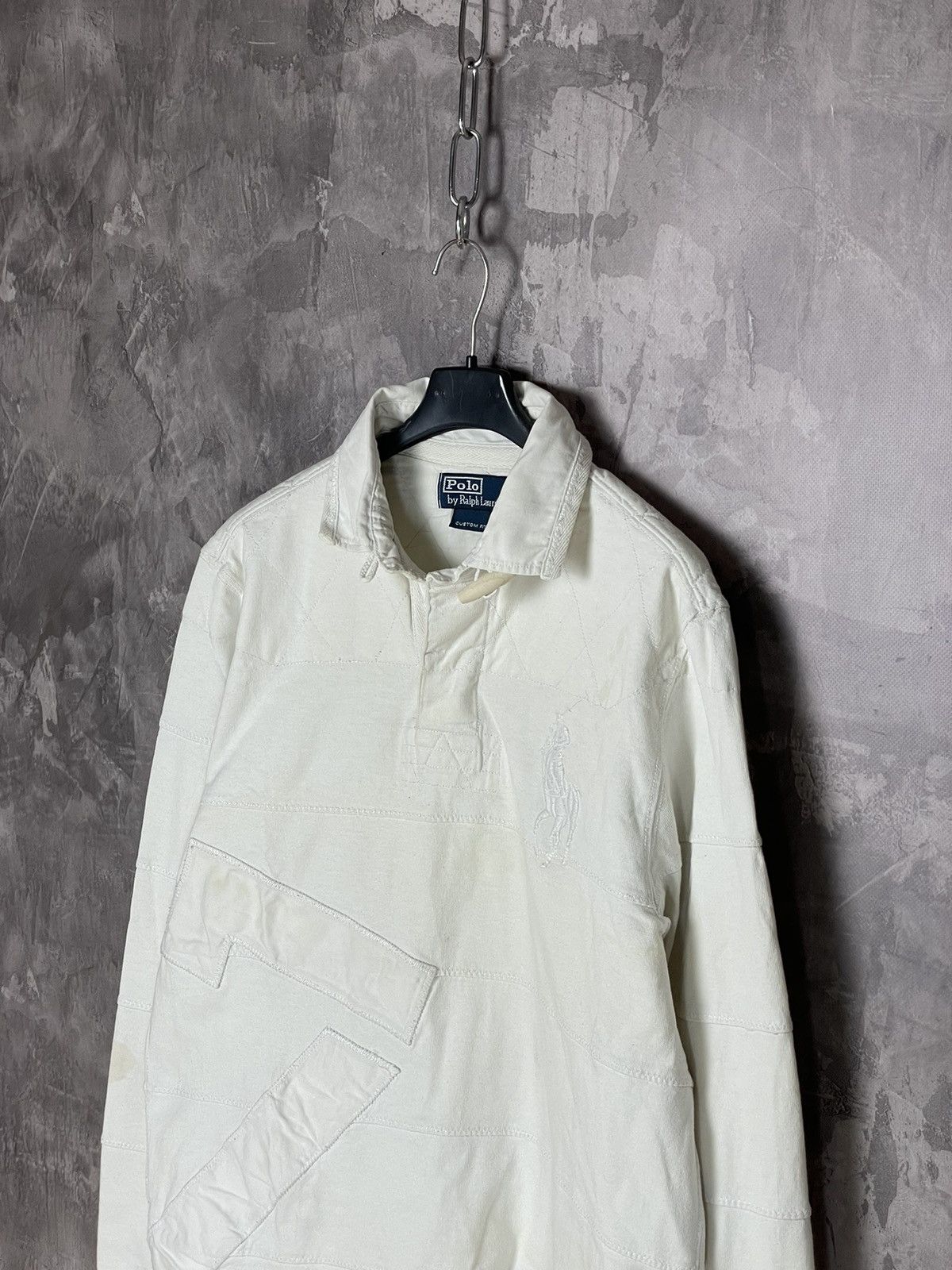 Polo Ralph Lauren × Rugby Ralph Lauren Vintage Rugby Long Sleeve Polo Ralph Lauren PRL #7 Big Logo Size US M / EU 48-50 / 2 - 7 Thumbnail