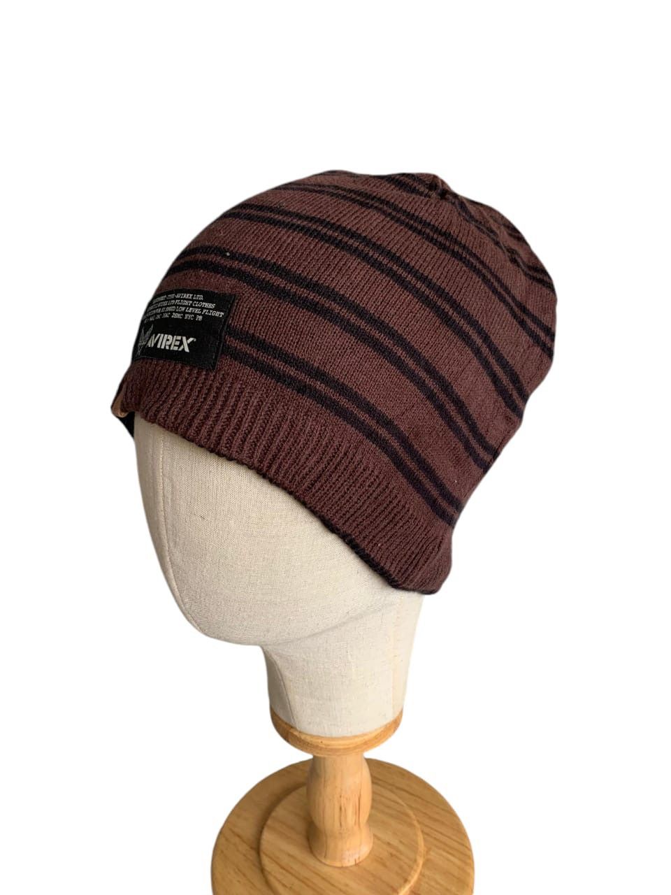 Avirex × Japanese Brand Army Style Avirex Beanie Hat Size ONE SIZE - 4 Thumbnail