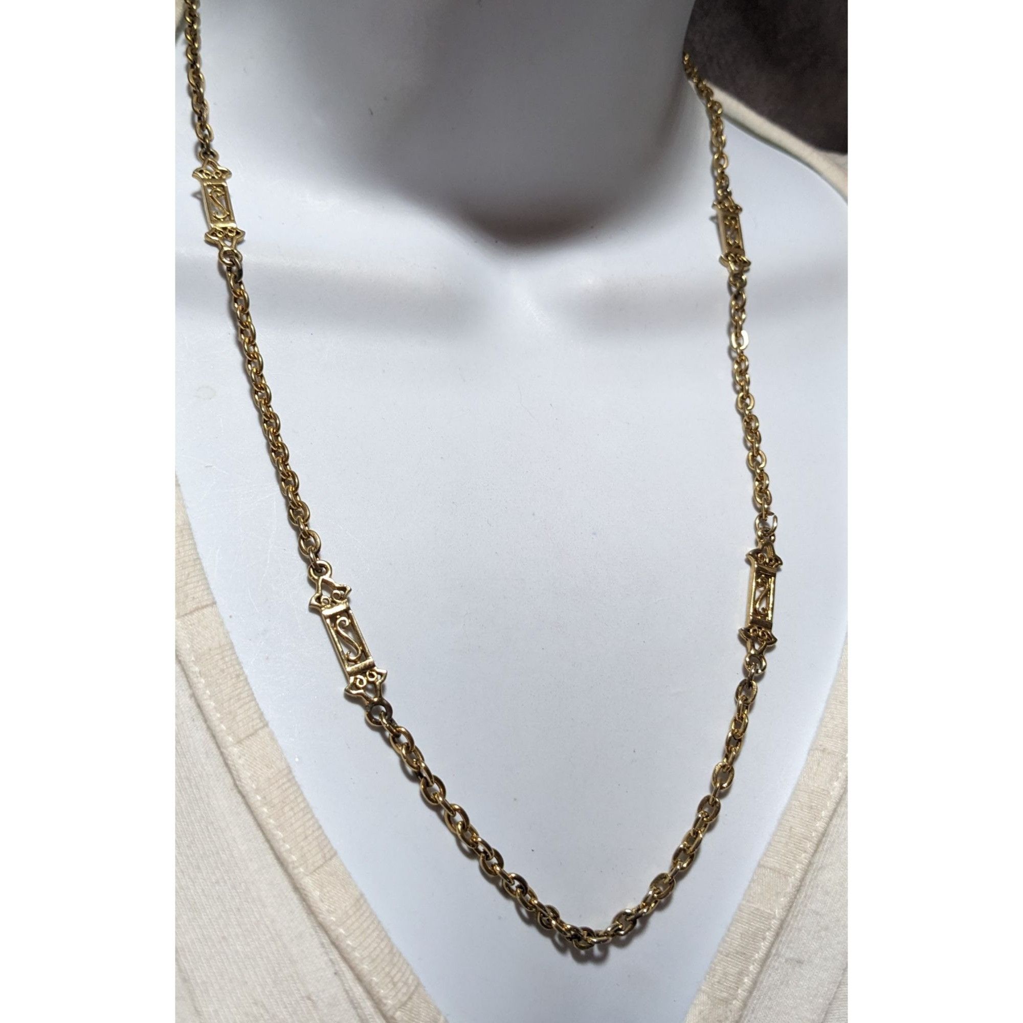 Other Gold Decorative S Link Necklace Size ONE SIZE - 7 Thumbnail