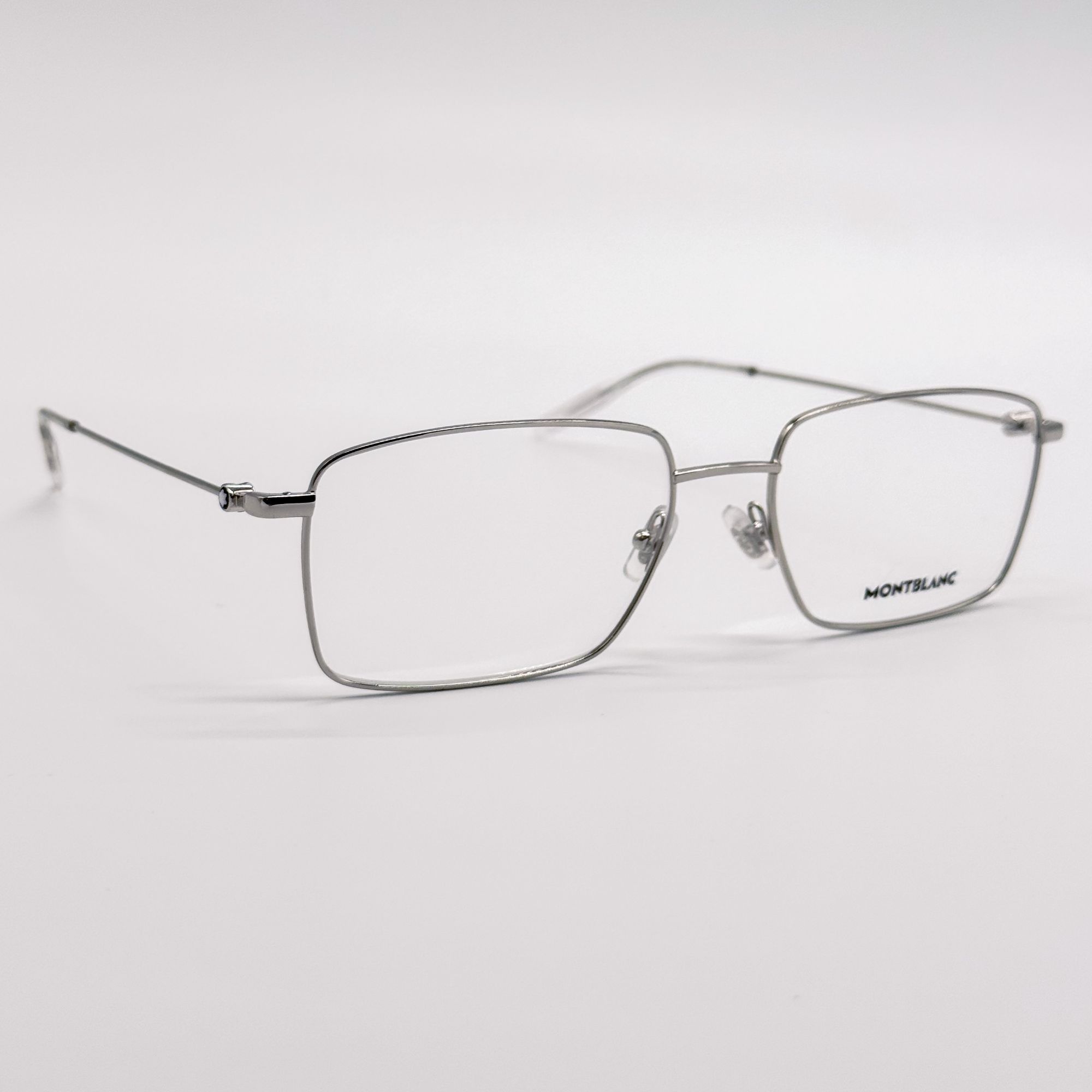 Montblanc NEW MONTBLANC EYEGLASSES MB0076O 006 SILVER MEN EYEWEAR Size ONE SIZE - 5 Thumbnail