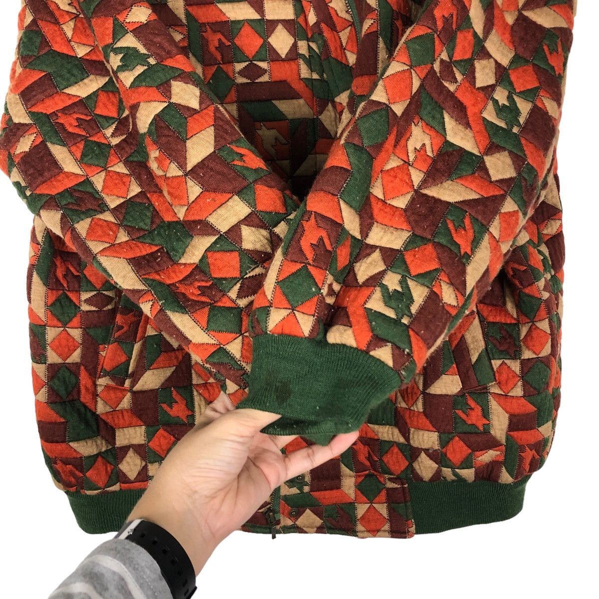 Japanese Brand 🔥90’s Bomber Jacket Quilted Tartan Design Charger Japan Size US M / EU 48-50 / 2 - 13 Thumbnail