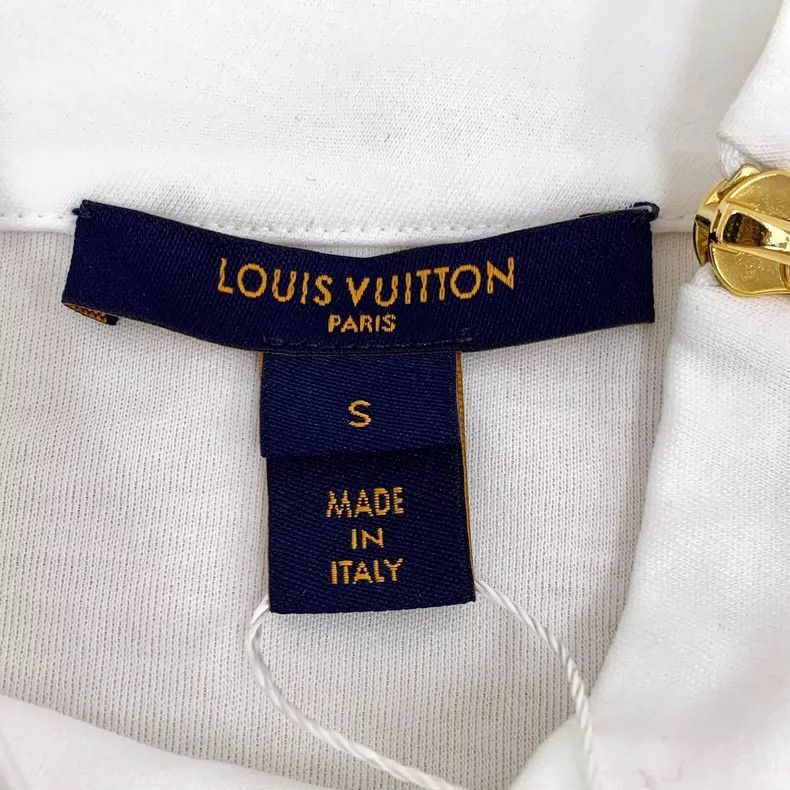 Louis Vuitton Louis Vuitton White Logo Cotton T -2505 Size S / US 4 / IT 40 - 6 Thumbnail