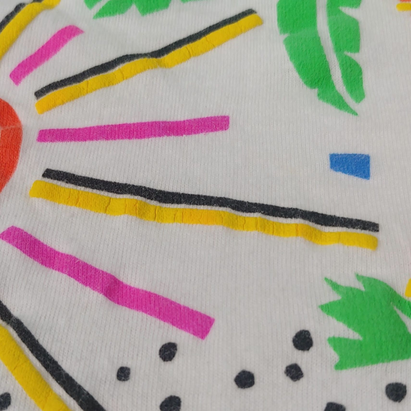 Vintage VINTAGE Short Hills EE T-Shirt Men XL White Beach Surfer Puffy Graphic Sun Palms 90s Summer Size US XL / EU 56 / 4 - 4 Thumbnail