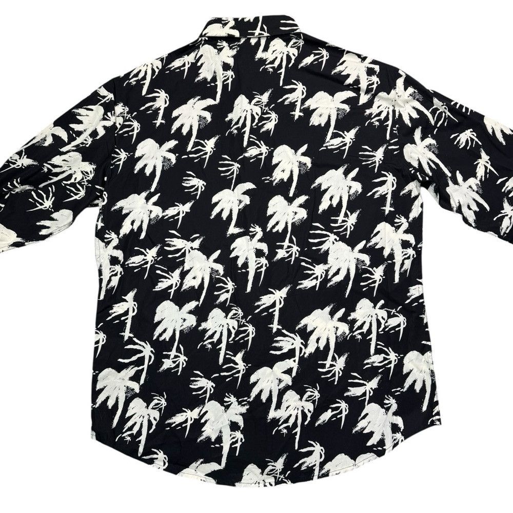 Rta NWT New RTA Sierra Print Black White Palm Cotton Shirt Size Size XS / US 0-2 / IT 36-38 - 4 Thumbnail