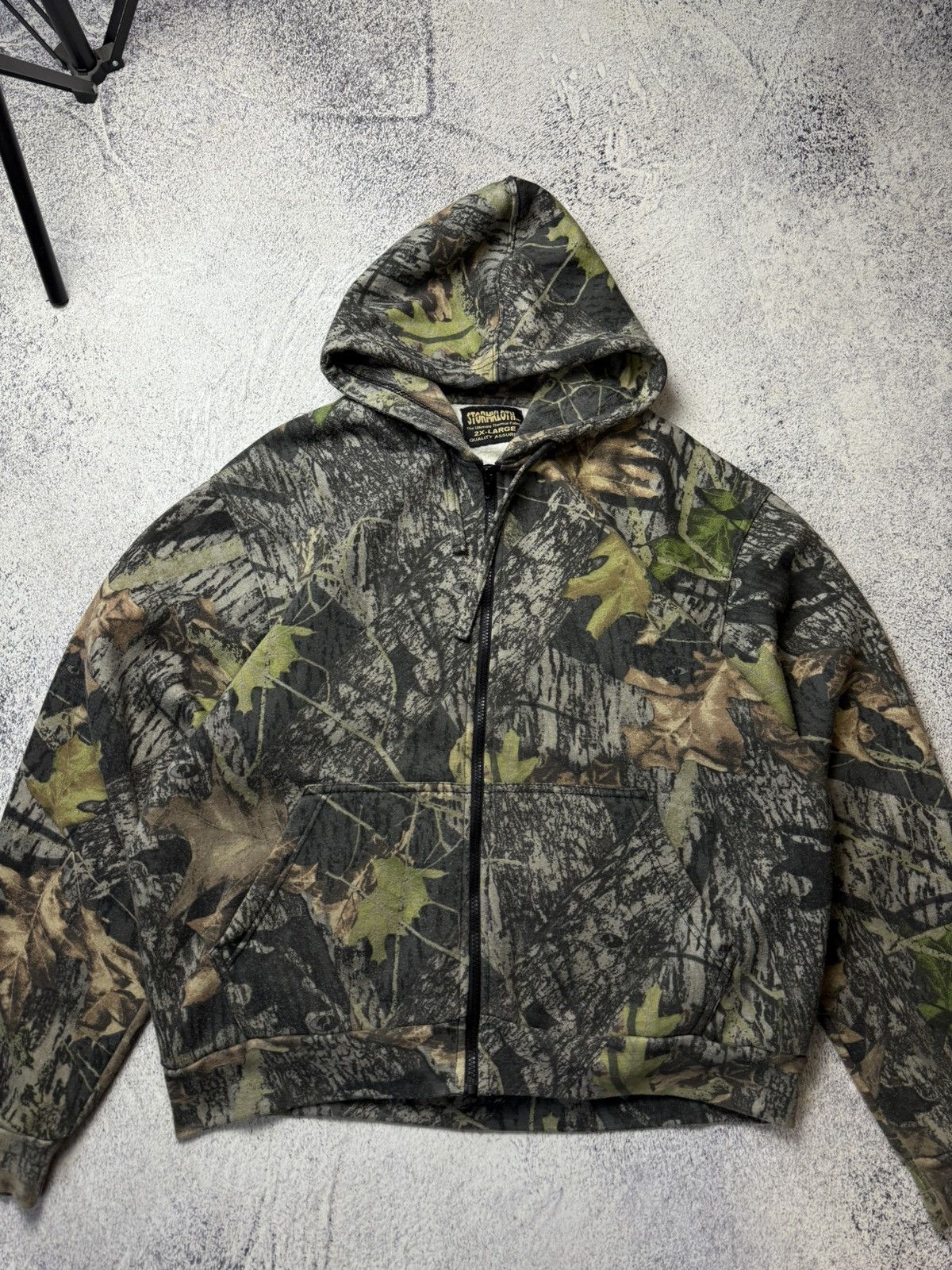 Carhartt Crazy Vintage Y2K Realtree Camo Zip Hoodie Carhartt Style Size US XXL / EU 58 / 5 - 3 Thumbnail