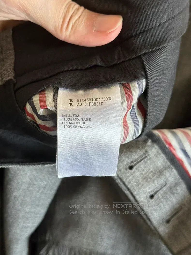 Thom Browne Thom Browne size 1 Fringed Trousers Size US 28 / EU 44 - 4 Thumbnail