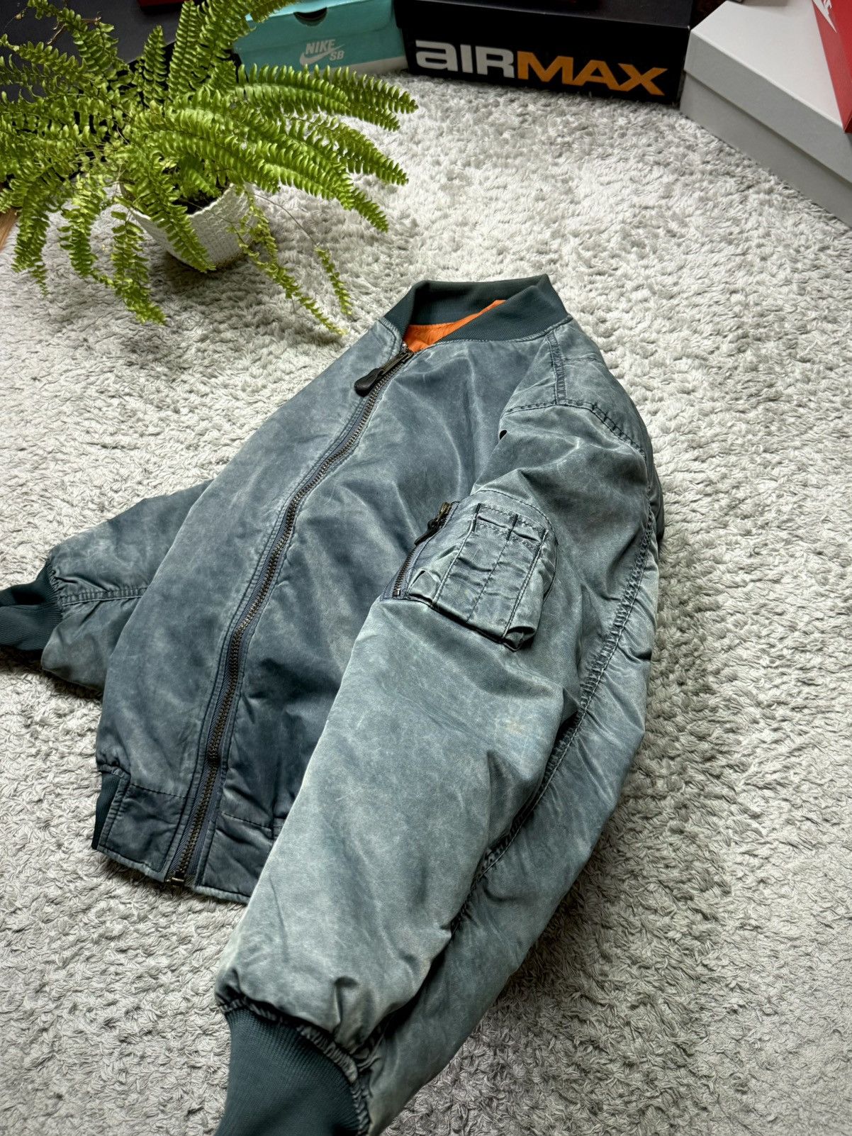 Alpha Industries 00s Alpha Industrial Jacket Retro Bomber Vintage Oversize Size US L / EU 52-54 / 3 - 5 Thumbnail