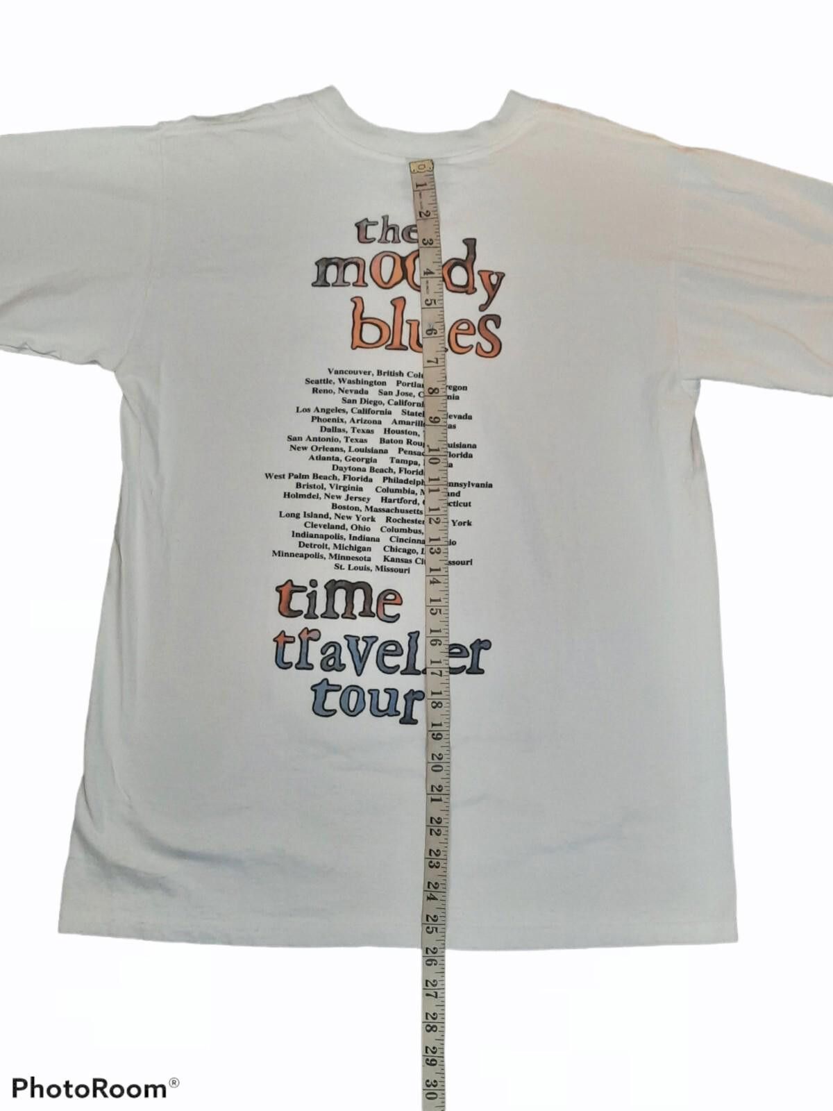Brockum 1994 Brockum Moody Blues Large Time Traveller Tour T-Shirt Size US L / EU 52-54 / 3 - 6 Thumbnail